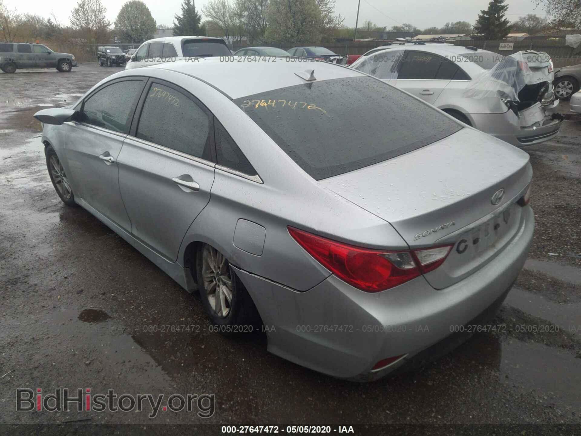 2014 HYUNDAI SONATA - VIN: 5NPEB4AC0EH849104 - Фото 3