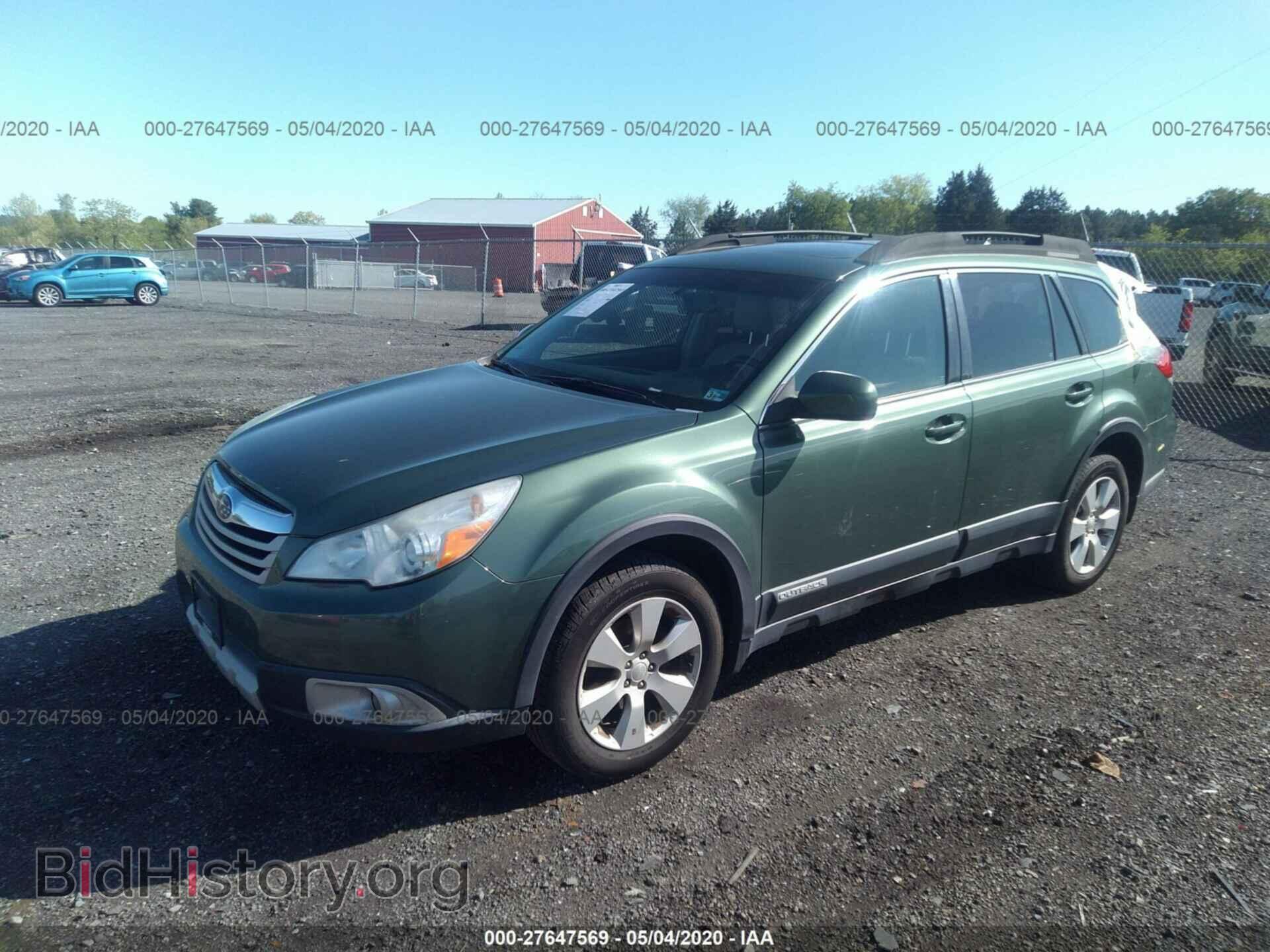 2011 SUBARU OUTBACK - VIN: 4S4BRBKC9B3407619 - Фото 2