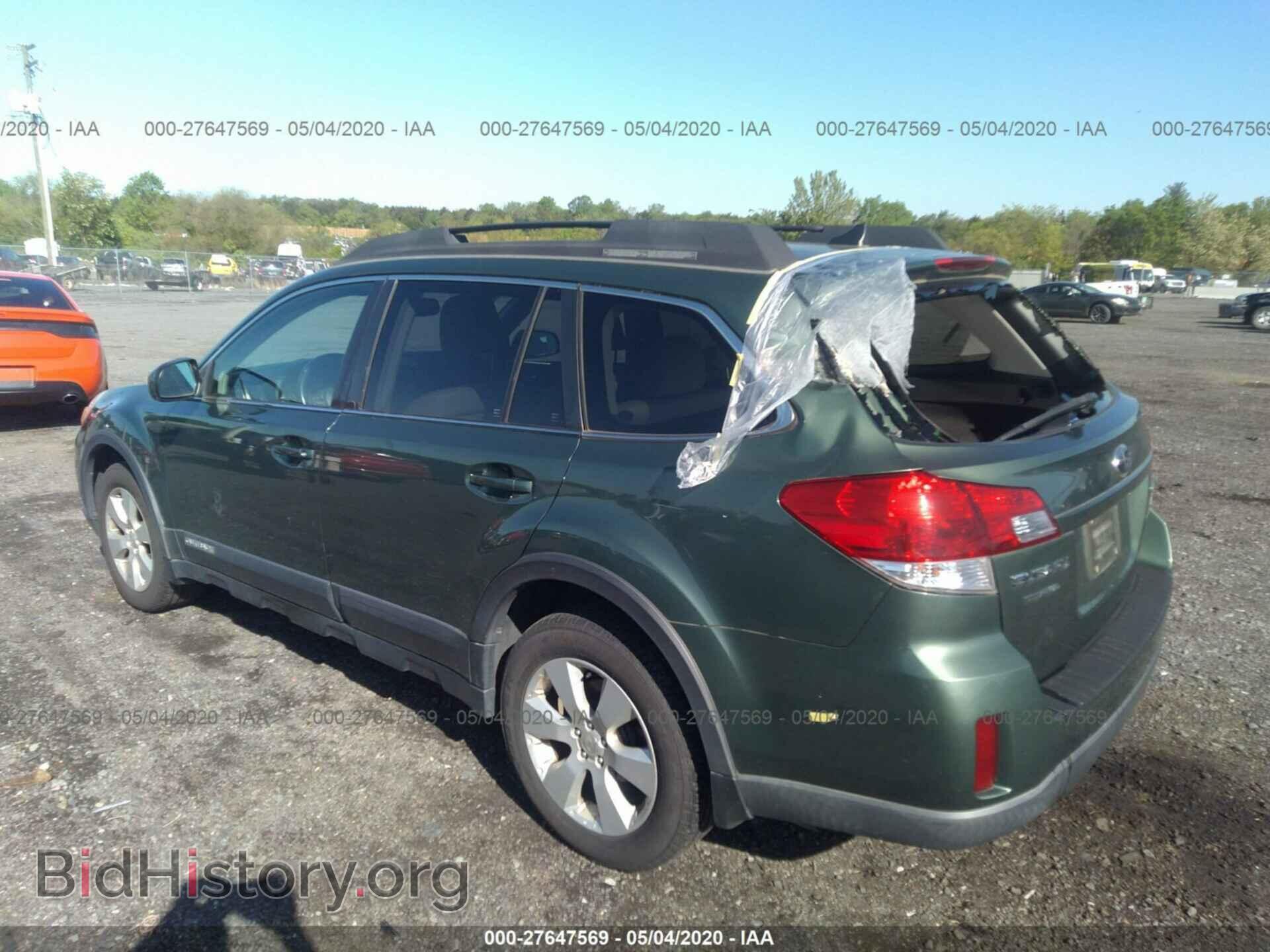 2011 SUBARU OUTBACK - VIN: 4S4BRBKC9B3407619 - Фото 3
