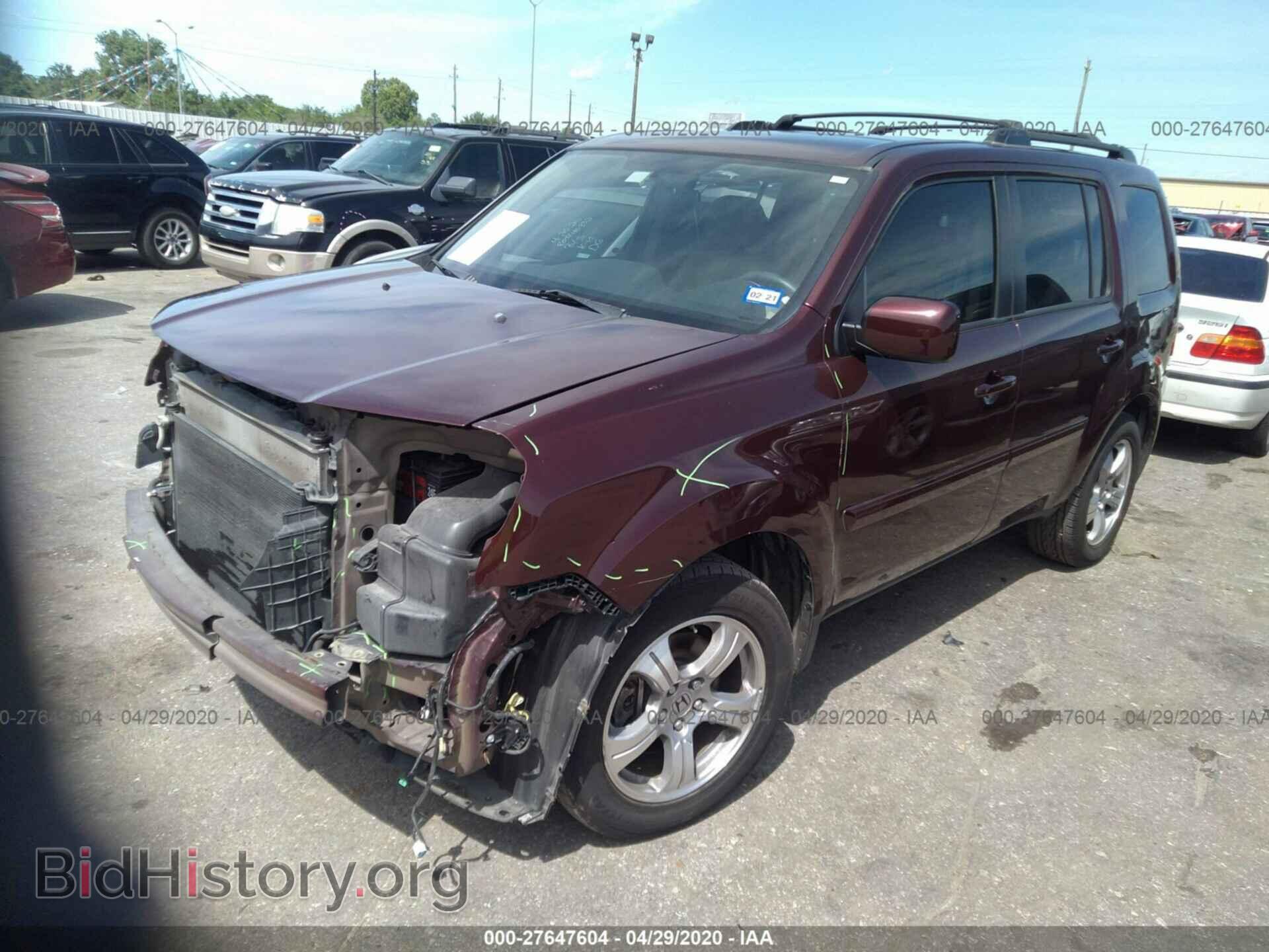 2013 HONDA PILOT - VIN: 5FNYF3H40DB021982 - Фото 2