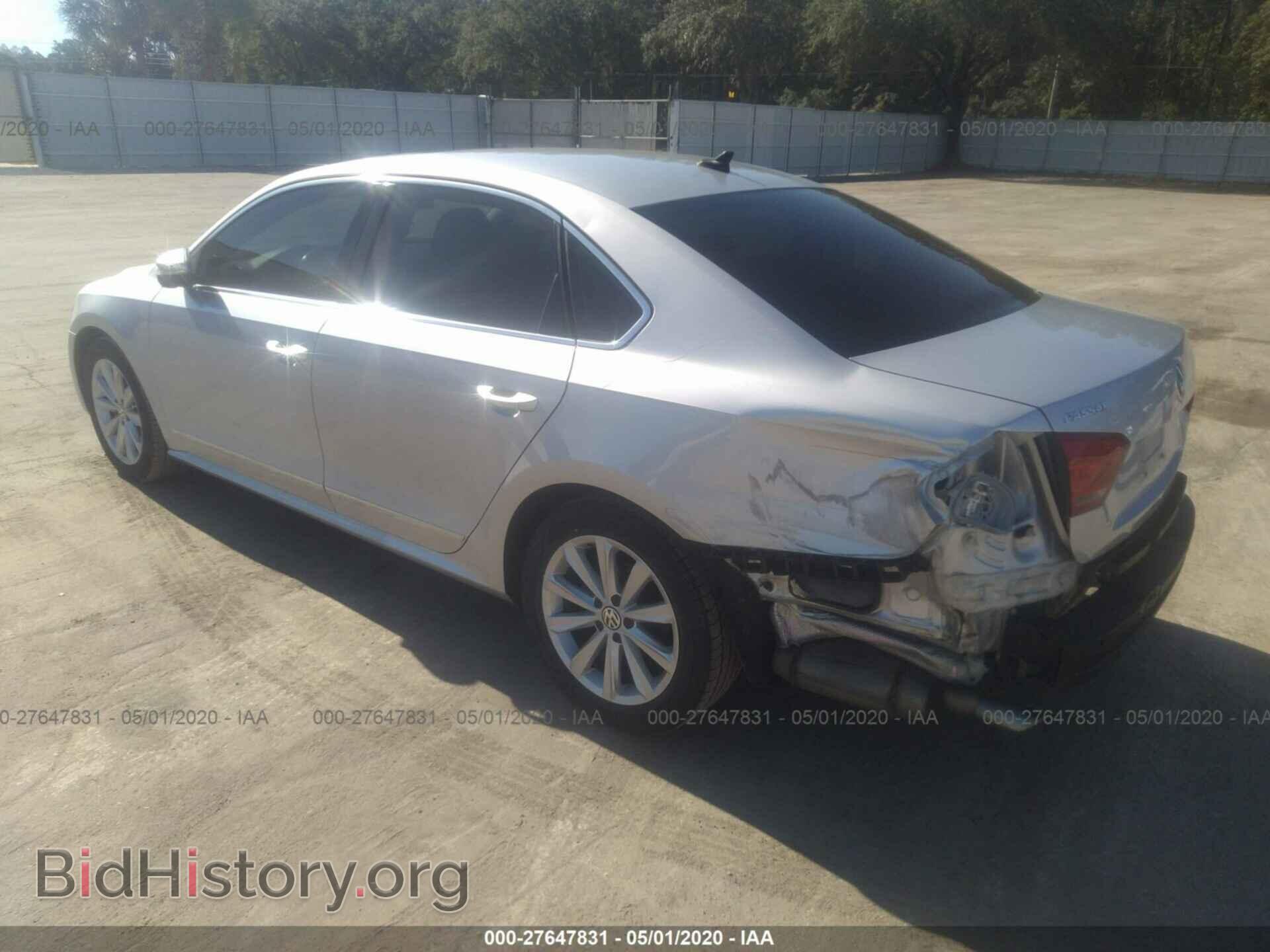 2012 VOLKSWAGEN PASSAT - VIN: 1VWCH7A35CC043403 - Фото 3