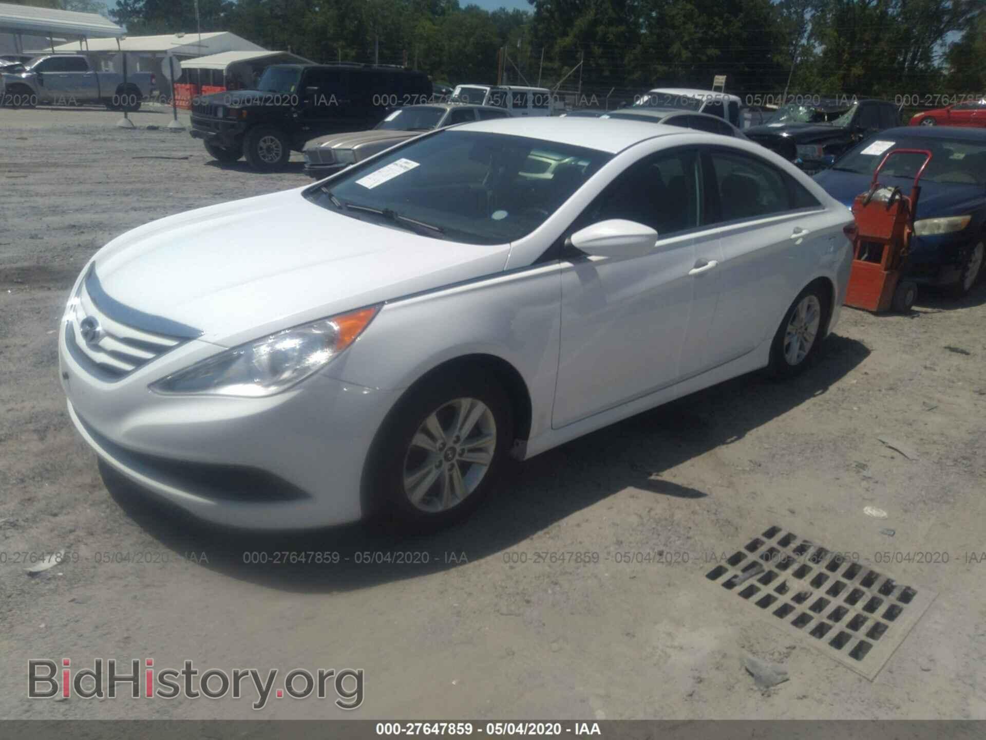 2014 HYUNDAI SONATA - VIN: 5NPEB4AC8EH863882 - Photo 2