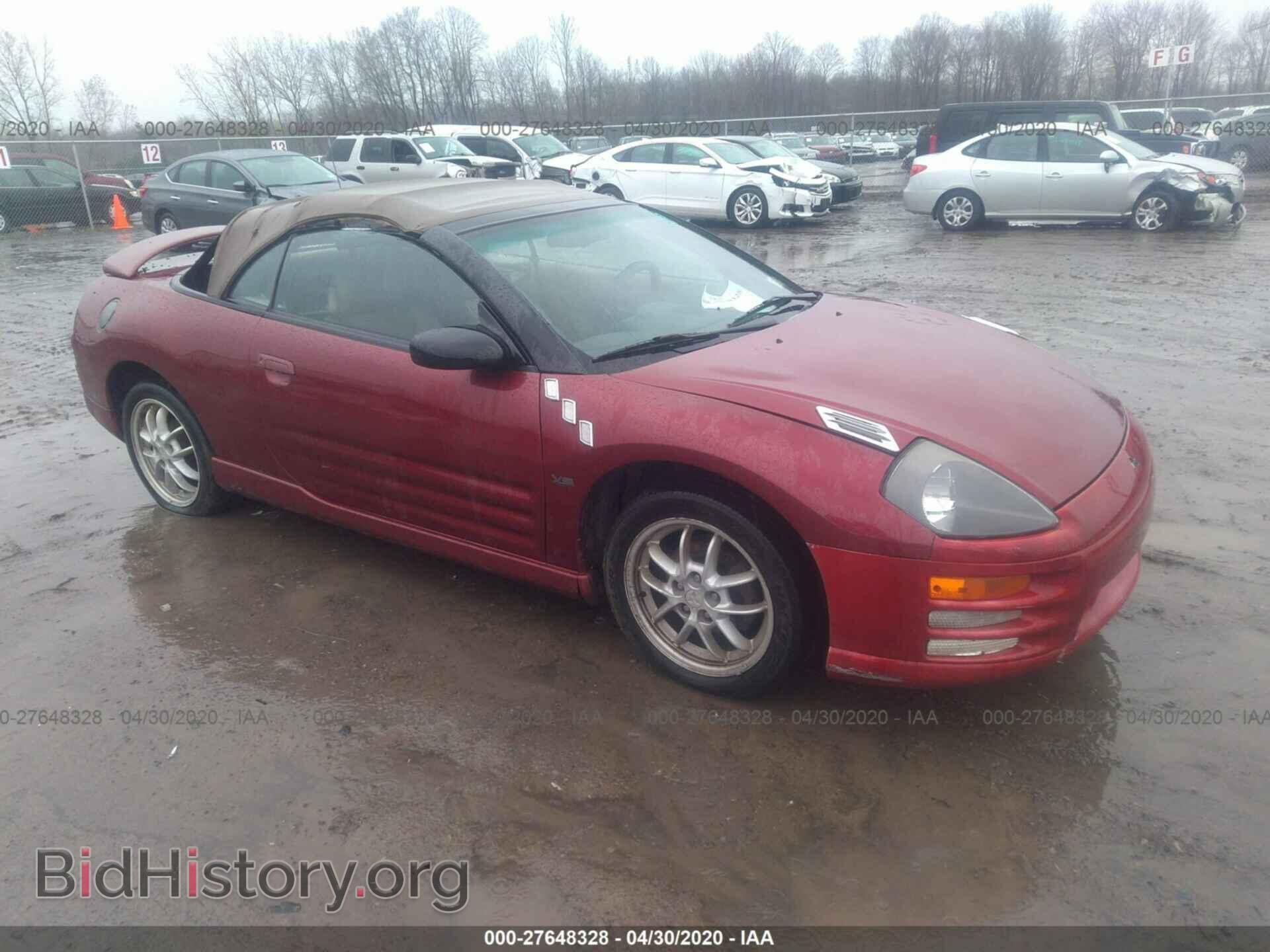 Photo 4A3AE85HX1E186991 - MITSUBISHI ECLIPSE 2001