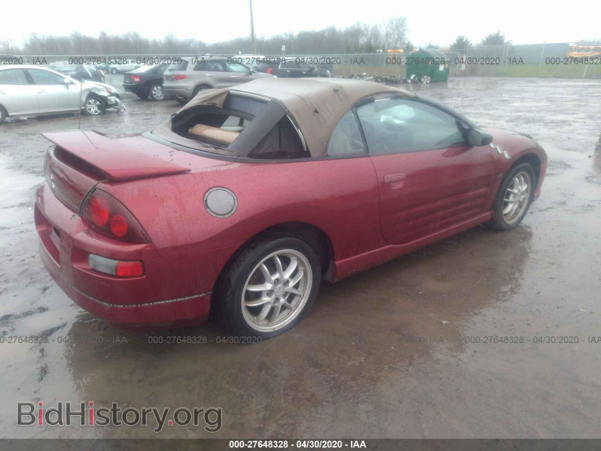 2001 MITSUBISHI ECLIPSE - VIN: 4A3AE85HX1E186991 - Photo 4