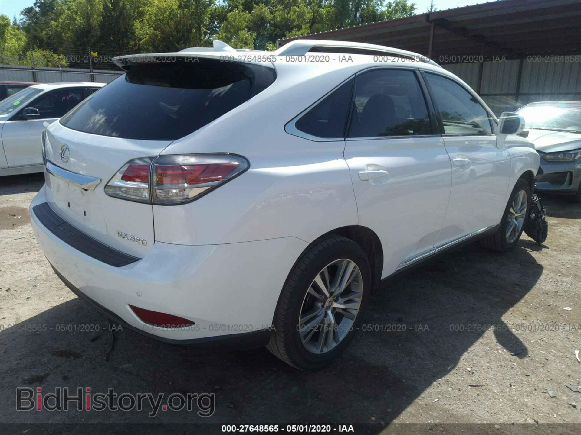 2015 LEXUS RX 350 - VIN: 2T2ZK1BA5FC202579 - Фото 4
