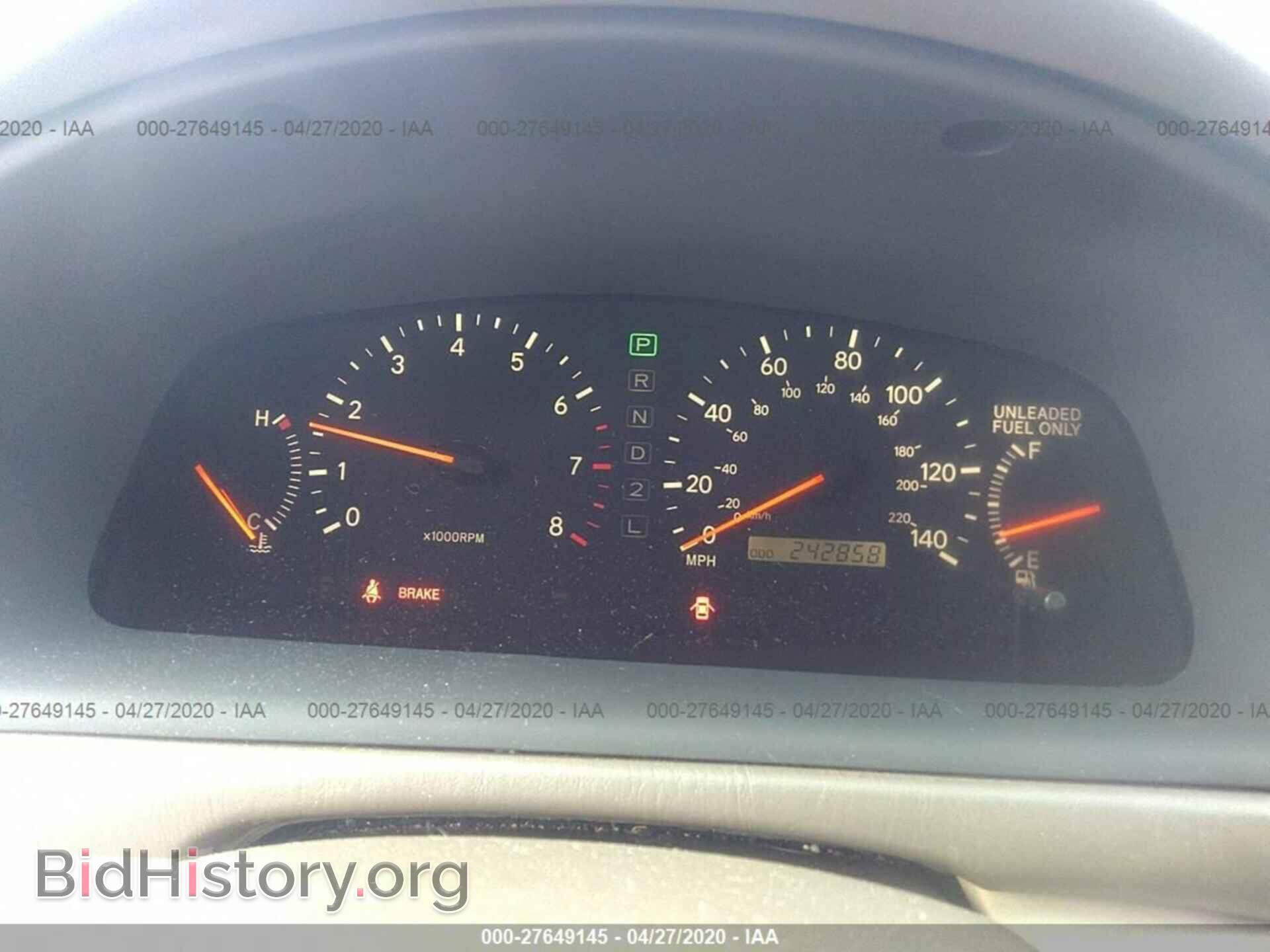 1999 LEXUS ES - VIN: JT8BF28G8X0199179 - Фото 7