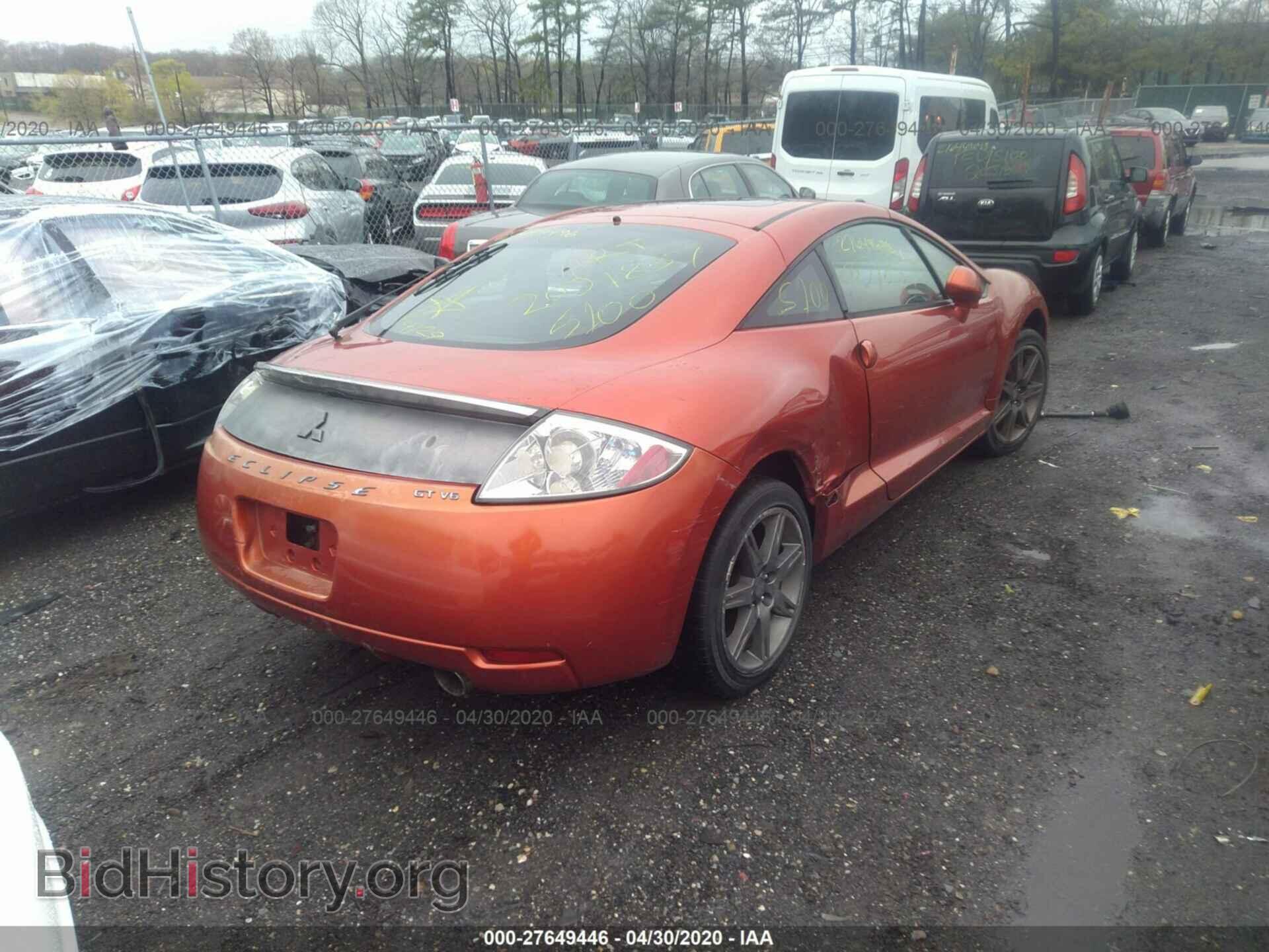 2006 MITSUBISHI ECLIPSE - VIN: 4A3AK34T86E019439 - Фото 4