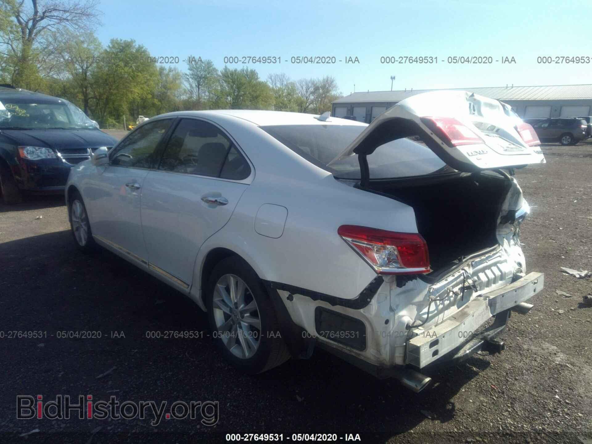 2010 LEXUS ES - VIN: JTHBK1EG2A2375892 - Photo 3