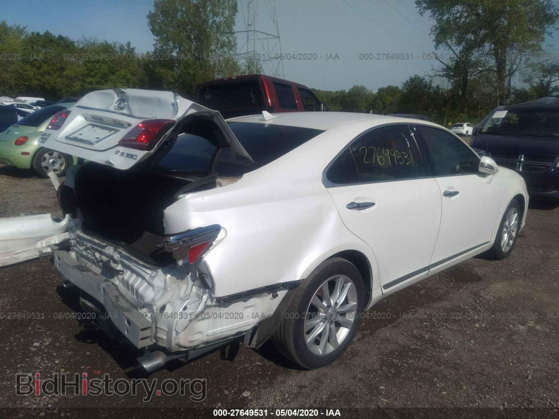 2010 LEXUS ES - VIN: JTHBK1EG2A2375892 - Photo 4