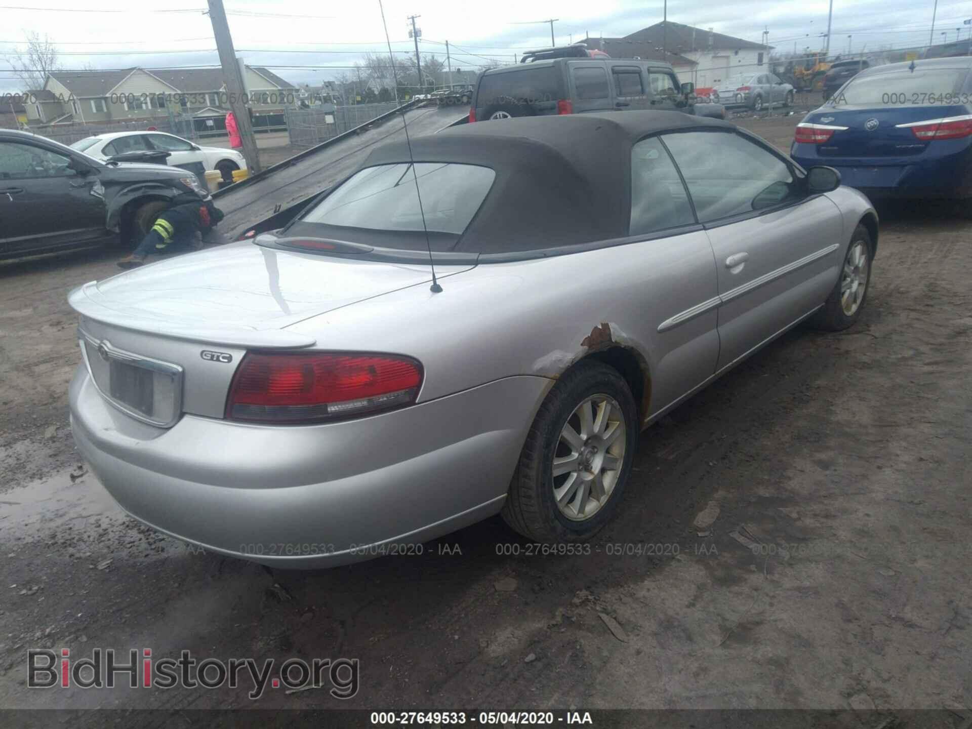 2004 CHRYSLER SEBRING - VIN: 1C3EL75R04N333325 - Фото 4