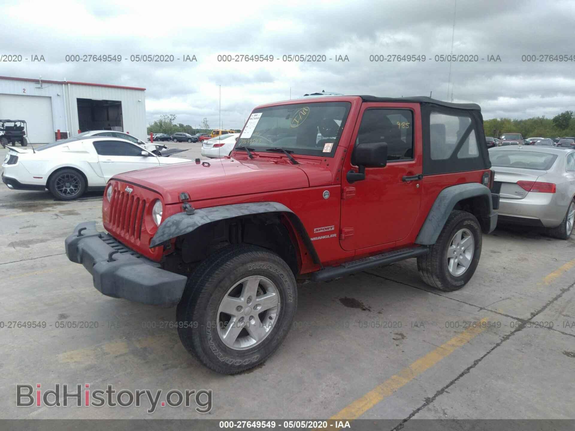 2011 JEEP WRANGLER - VIN: 1J4AA2D1XBL521237 - Фото 2