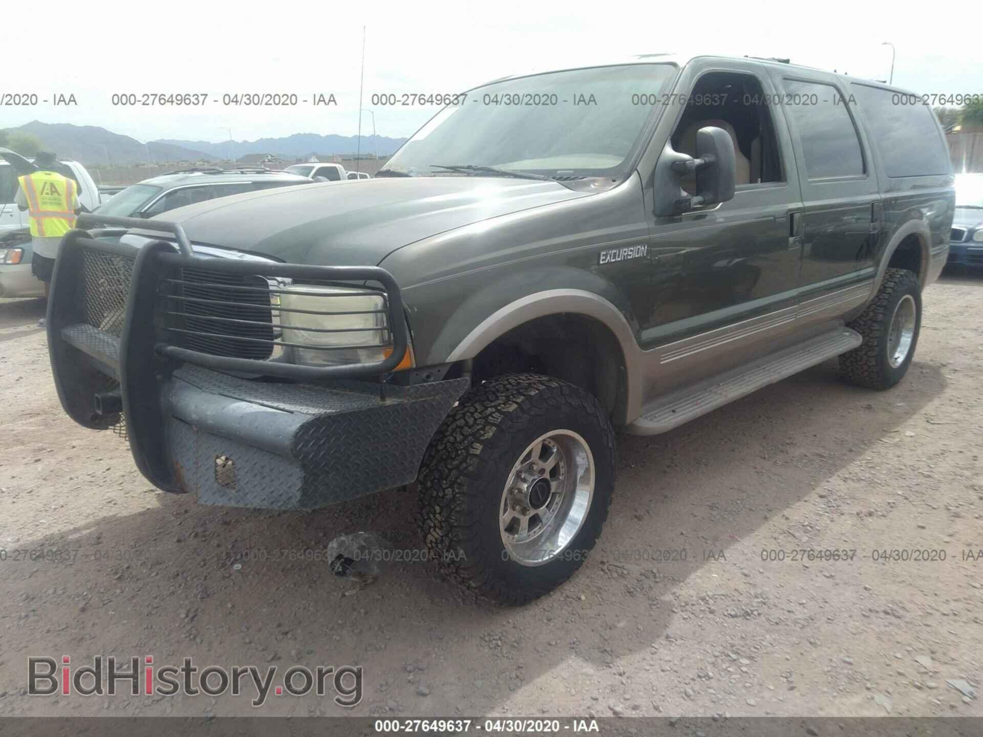 2000 FORD EXCURSION - VIN: 1FMNU43S6YED77599 - Фото 2