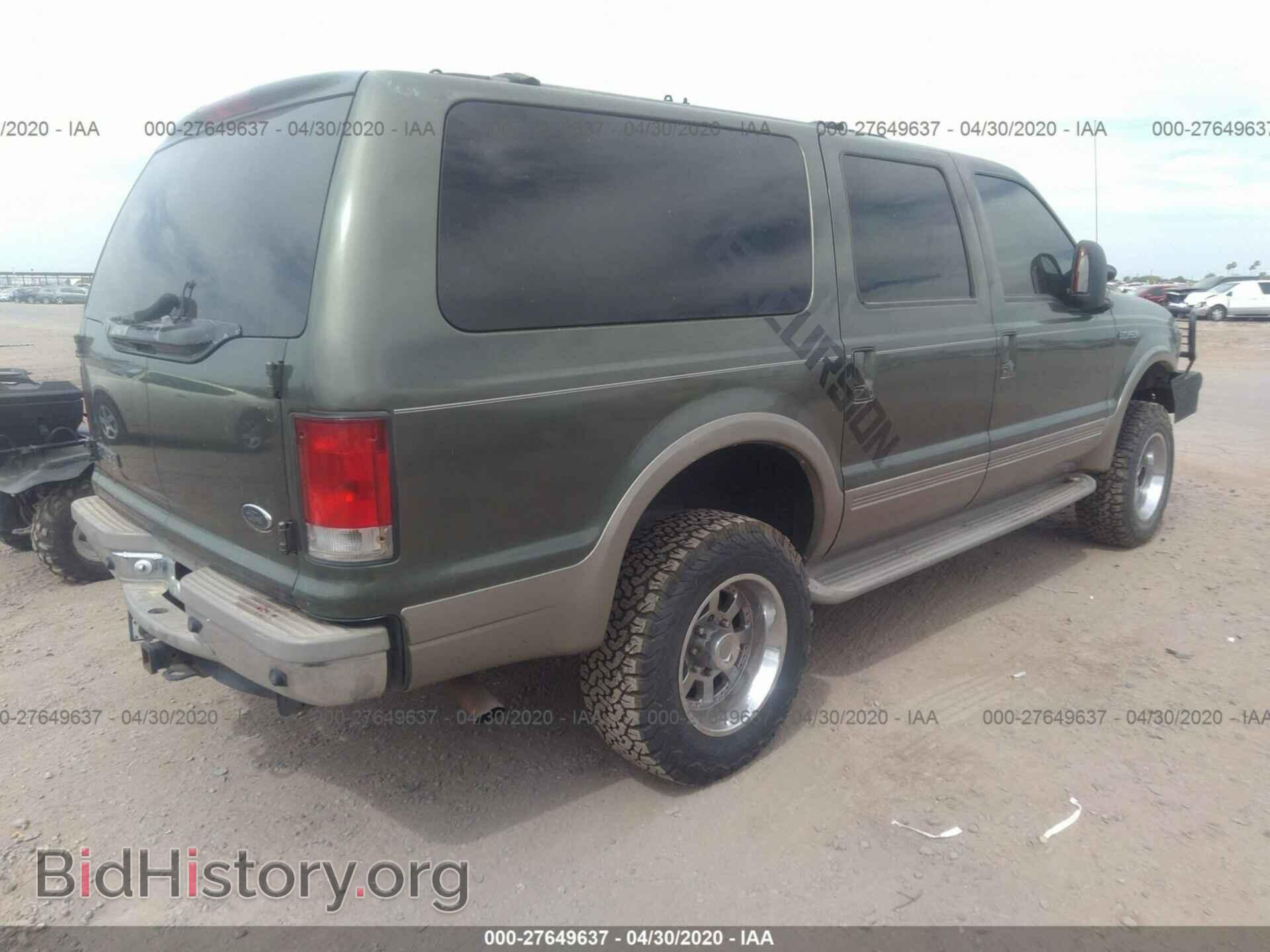 2000 FORD EXCURSION - VIN: 1FMNU43S6YED77599 - Фото 4