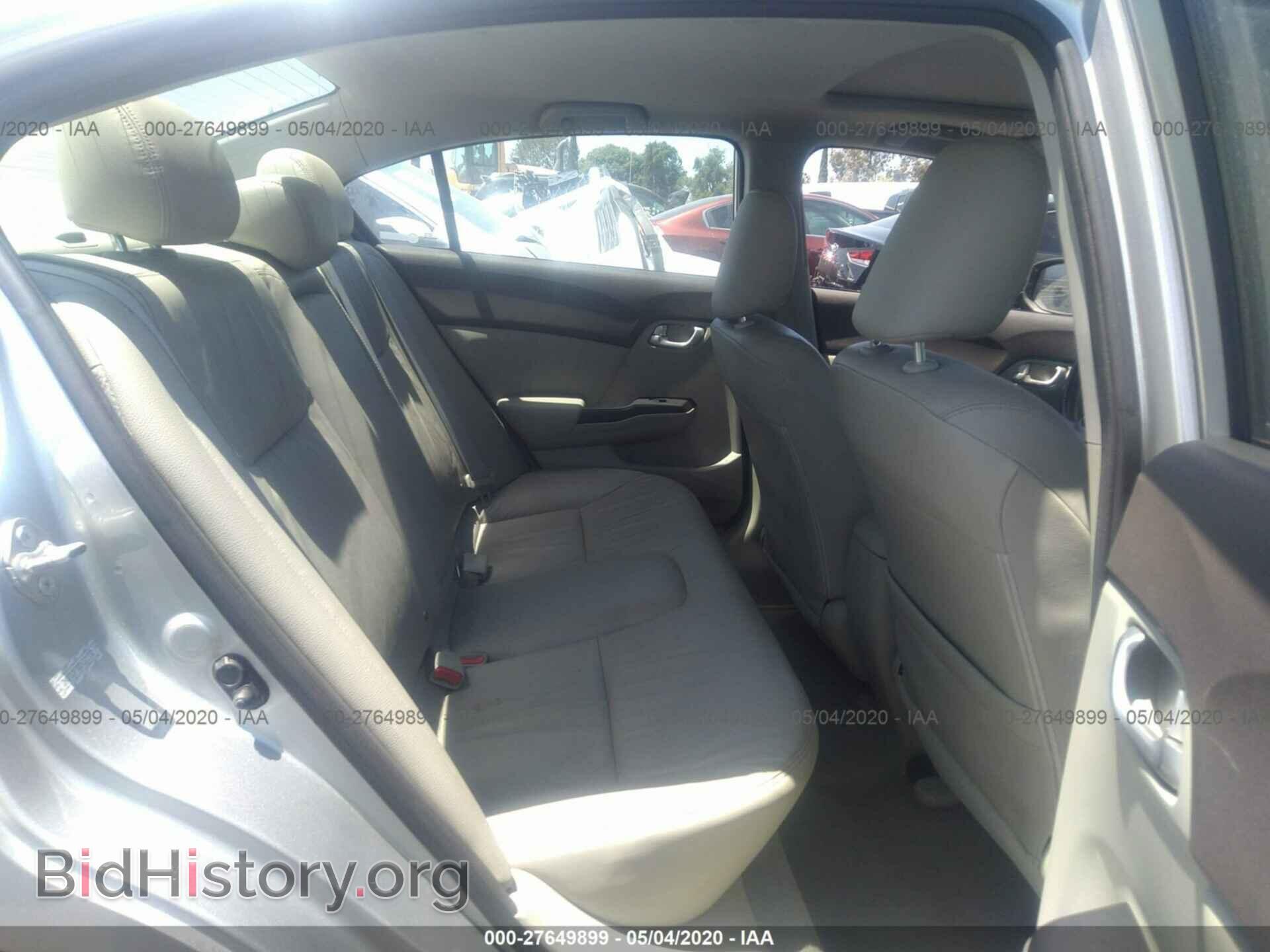 2012 HONDA CIVIC - VIN: 2HGFB2F92CH321772 - Фото 8