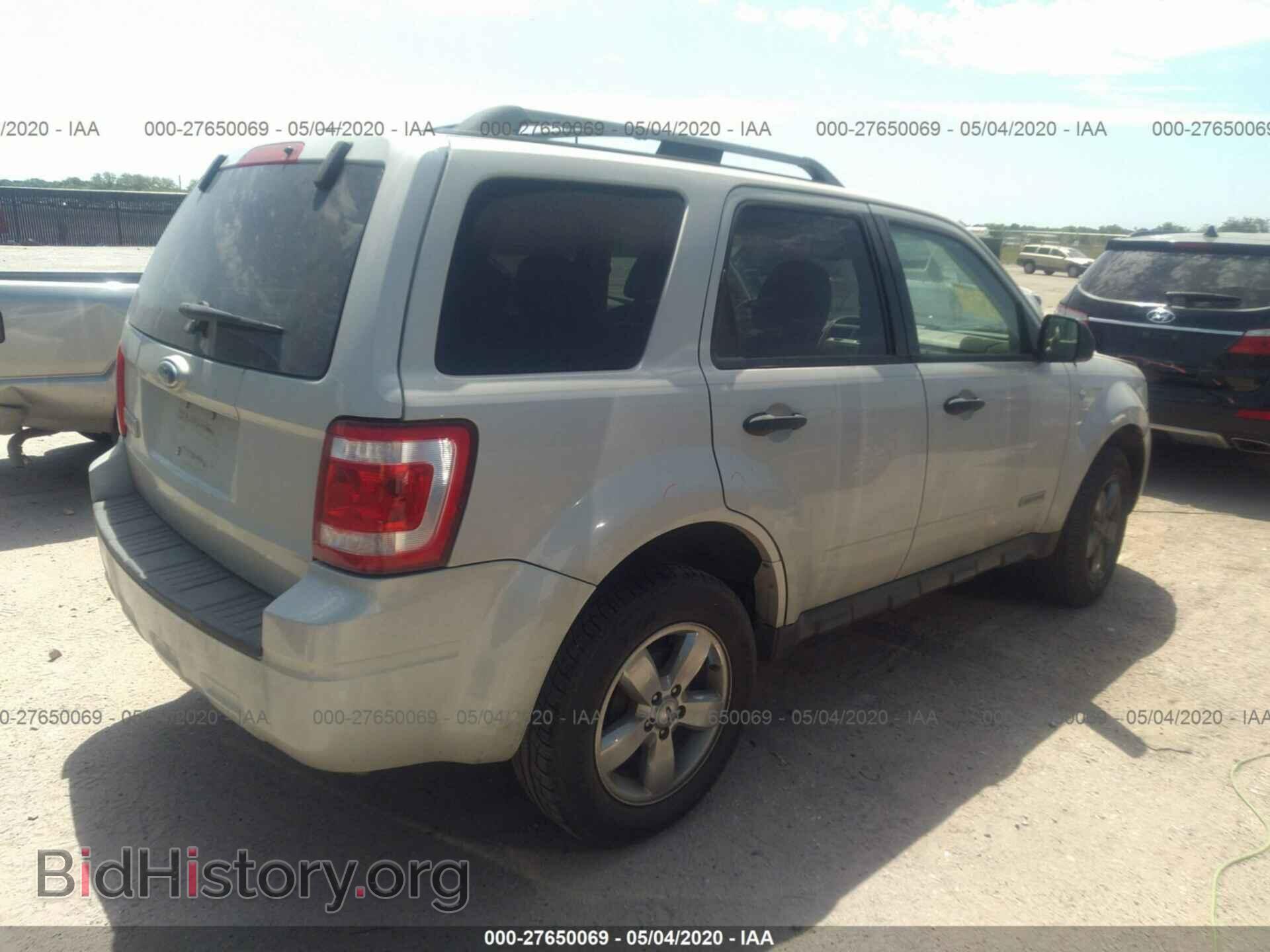 2008 FORD ESCAPE - VIN: 1FMCU03178KA96615 - Photo 4