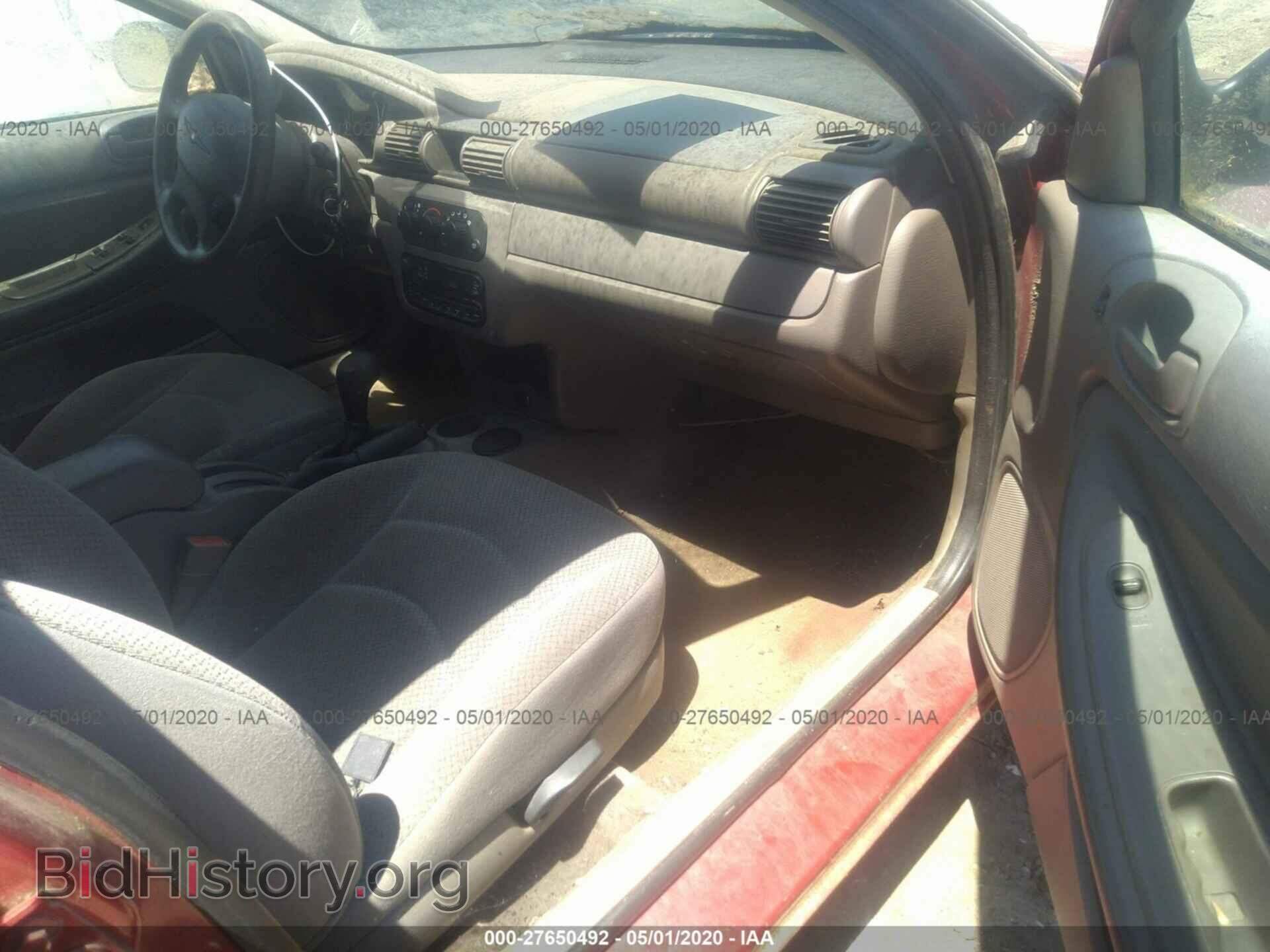 2004 CHRYSLER SEBRING - VIN: 1C3EL46T14N112258 - Фото 5
