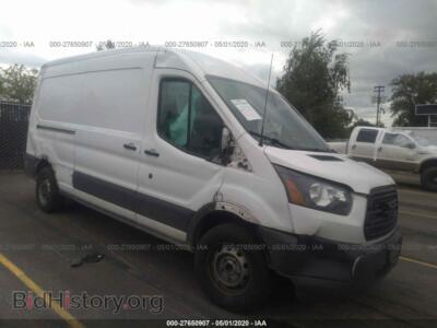 2018 Ford TRANSIT T-250, white — VIN 1FTYR2CM0JKA96429, IAAI