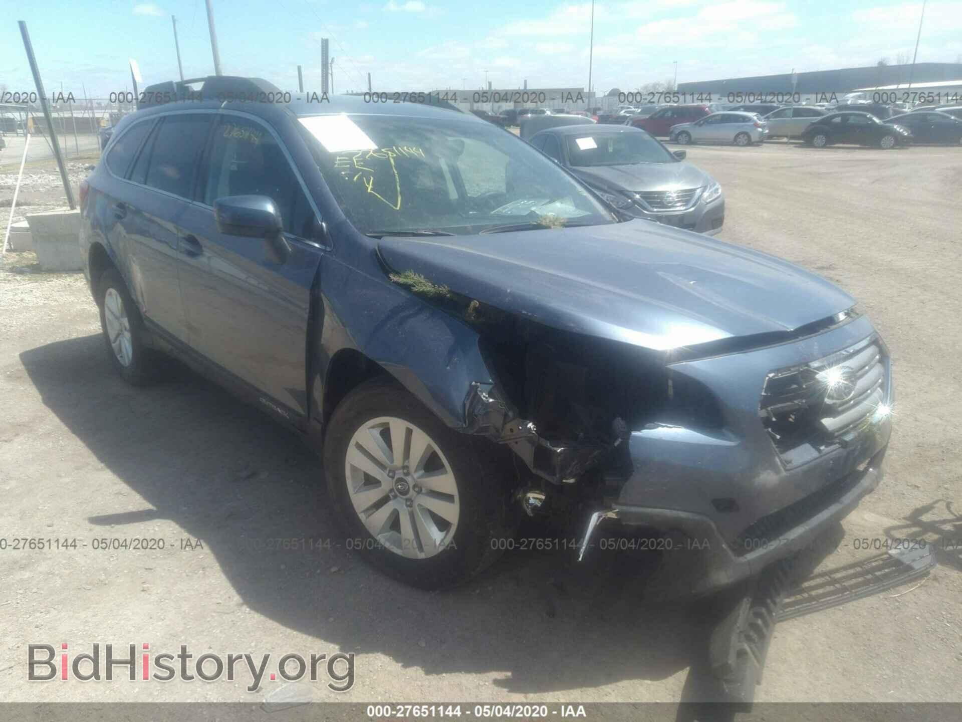 Фотография 4S4BSACC5H3369621 - SUBARU OUTBACK 2017