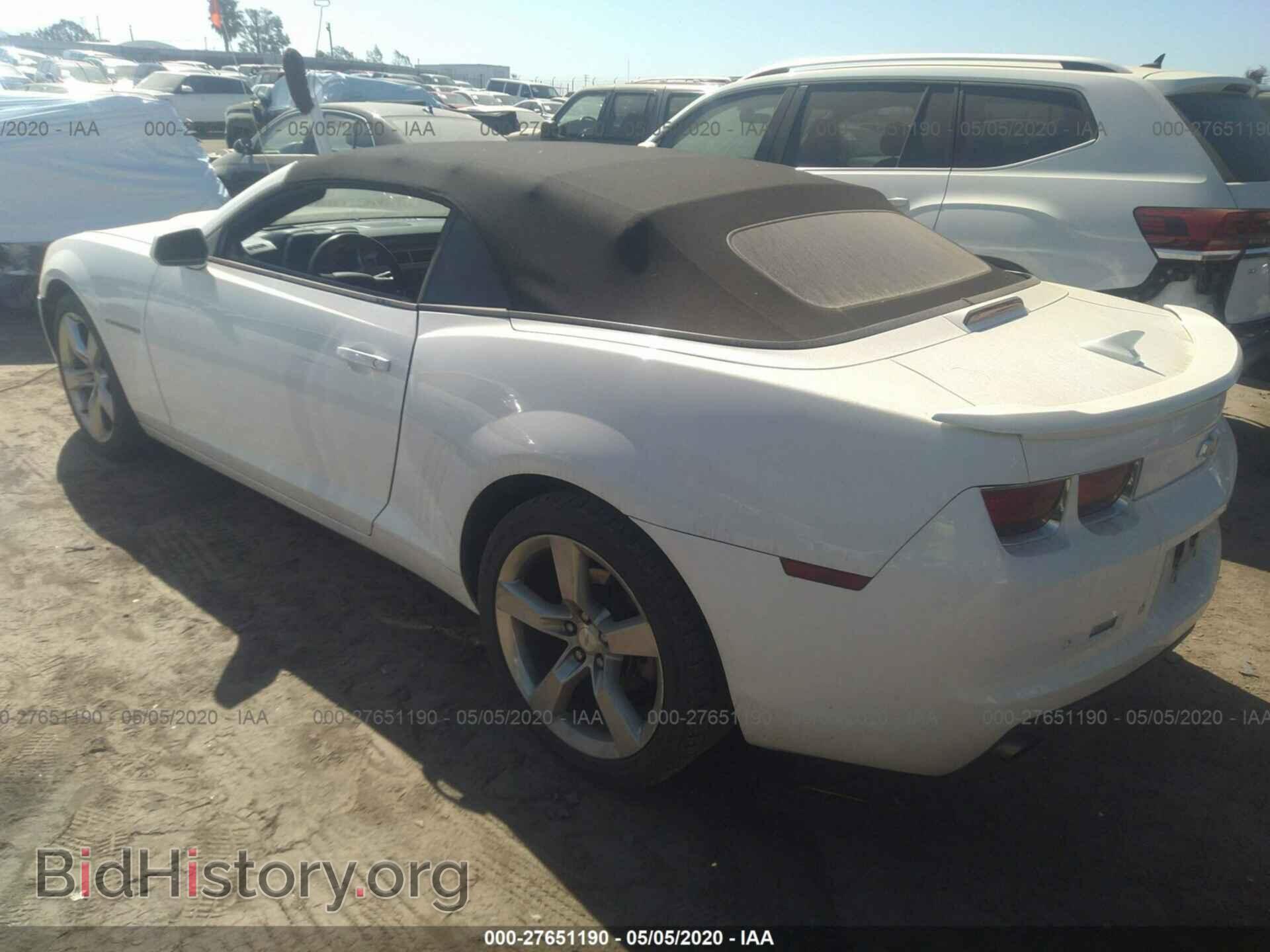 2012 CHEVROLET CAMARO - VIN: 2G1FC3D39C9200403 - Фото 3