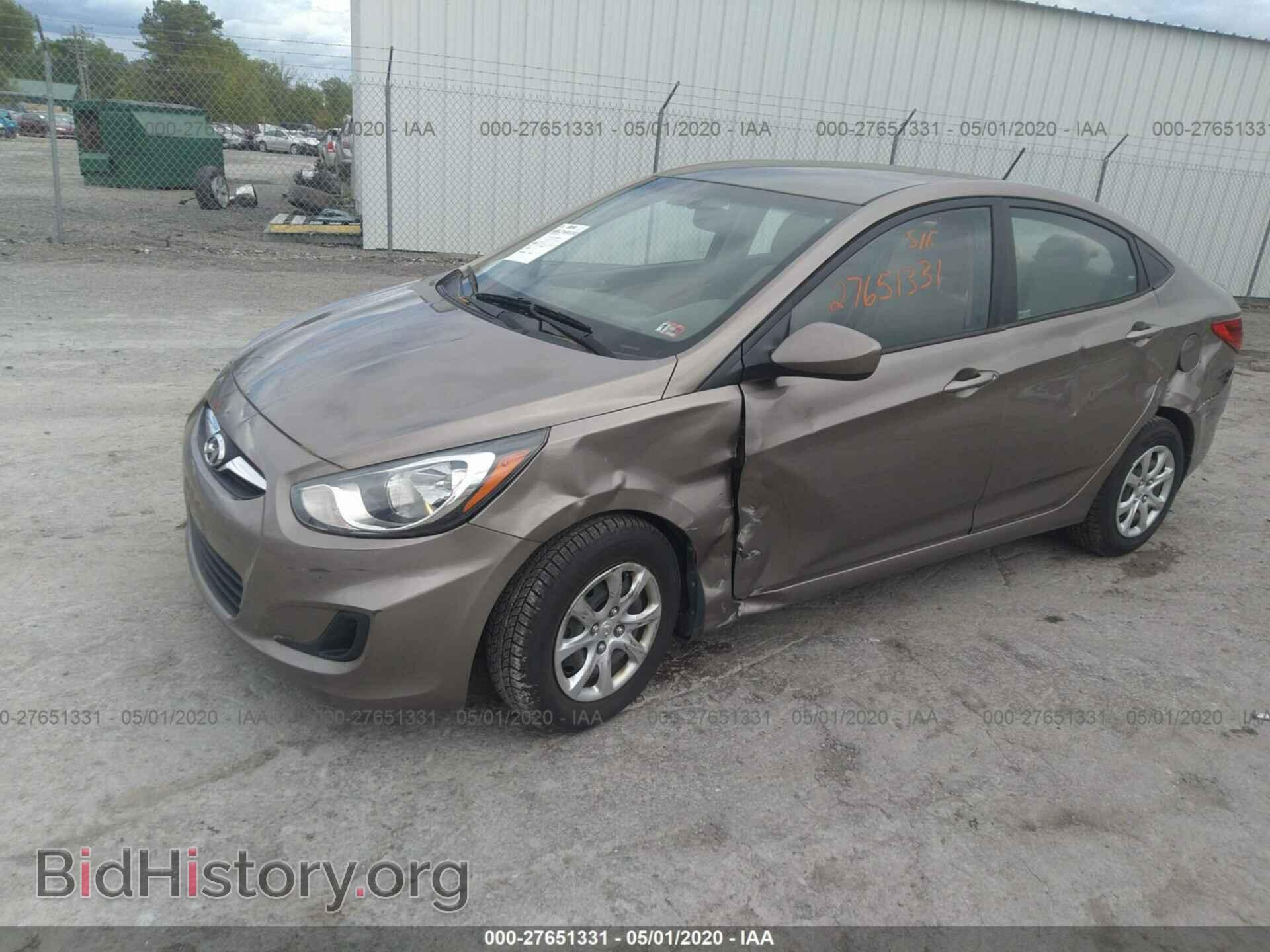 2013 HYUNDAI ACCENT - VIN: KMHCT4AE8DU414966 - Фото 2
