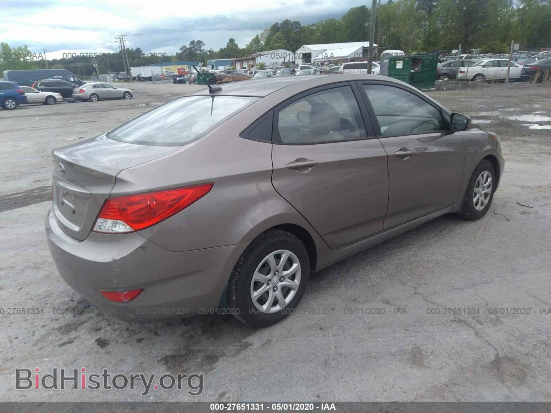 2013 HYUNDAI ACCENT - VIN: KMHCT4AE8DU414966 - Фото 4