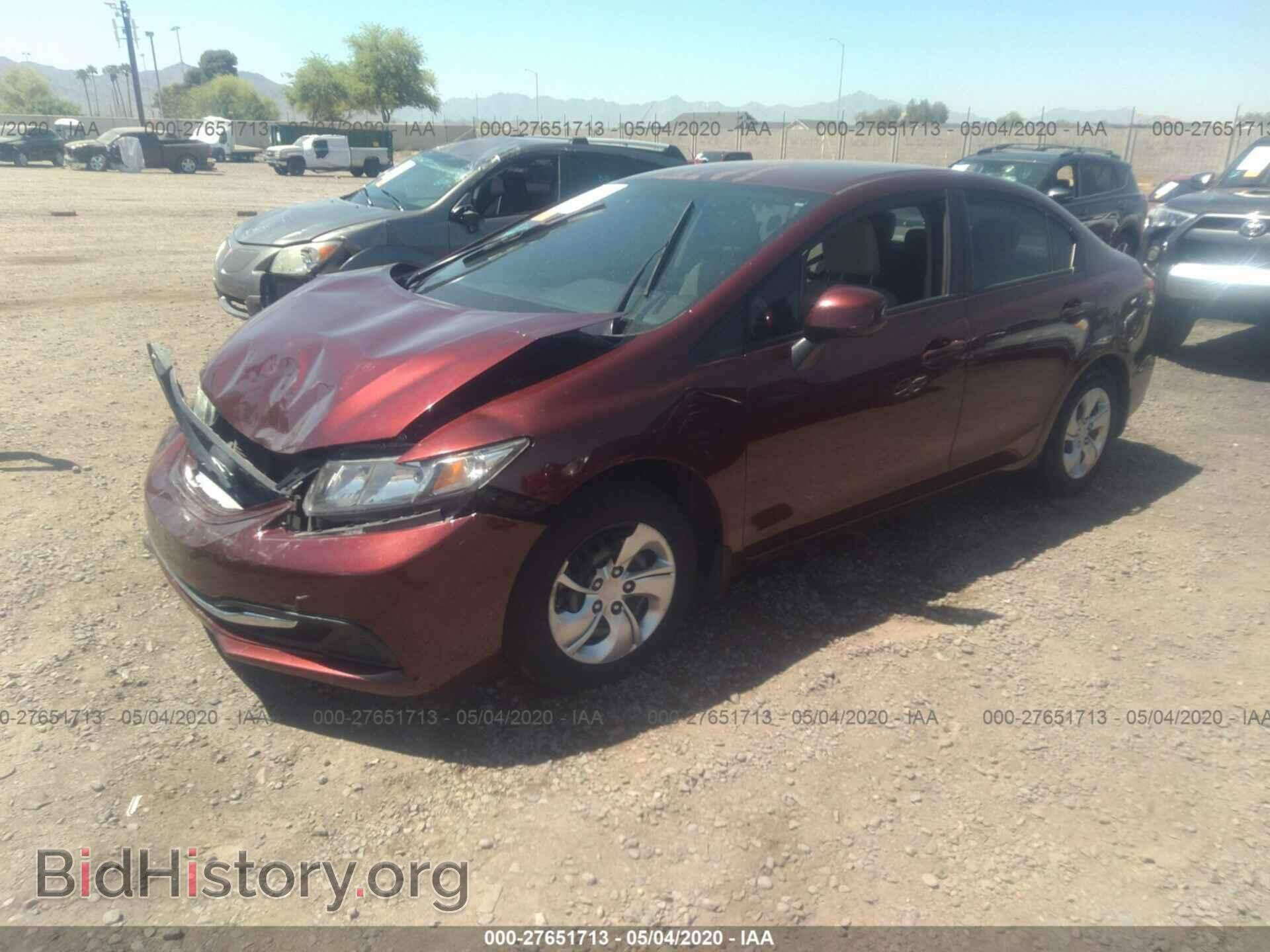 2013 HONDA CIVIC - VIN: 2HGFB2F53DH565641 - Фото 2