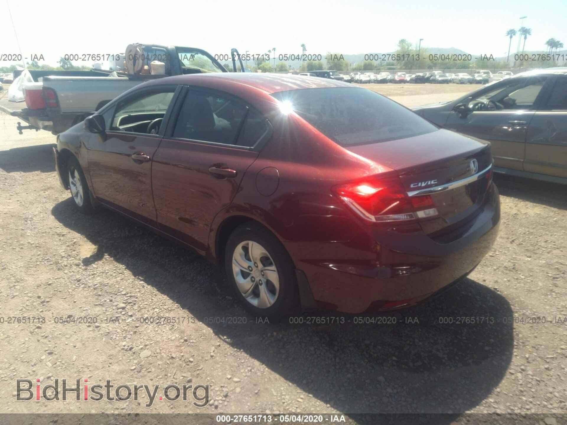 2013 HONDA CIVIC - VIN: 2HGFB2F53DH565641 - Фото 3