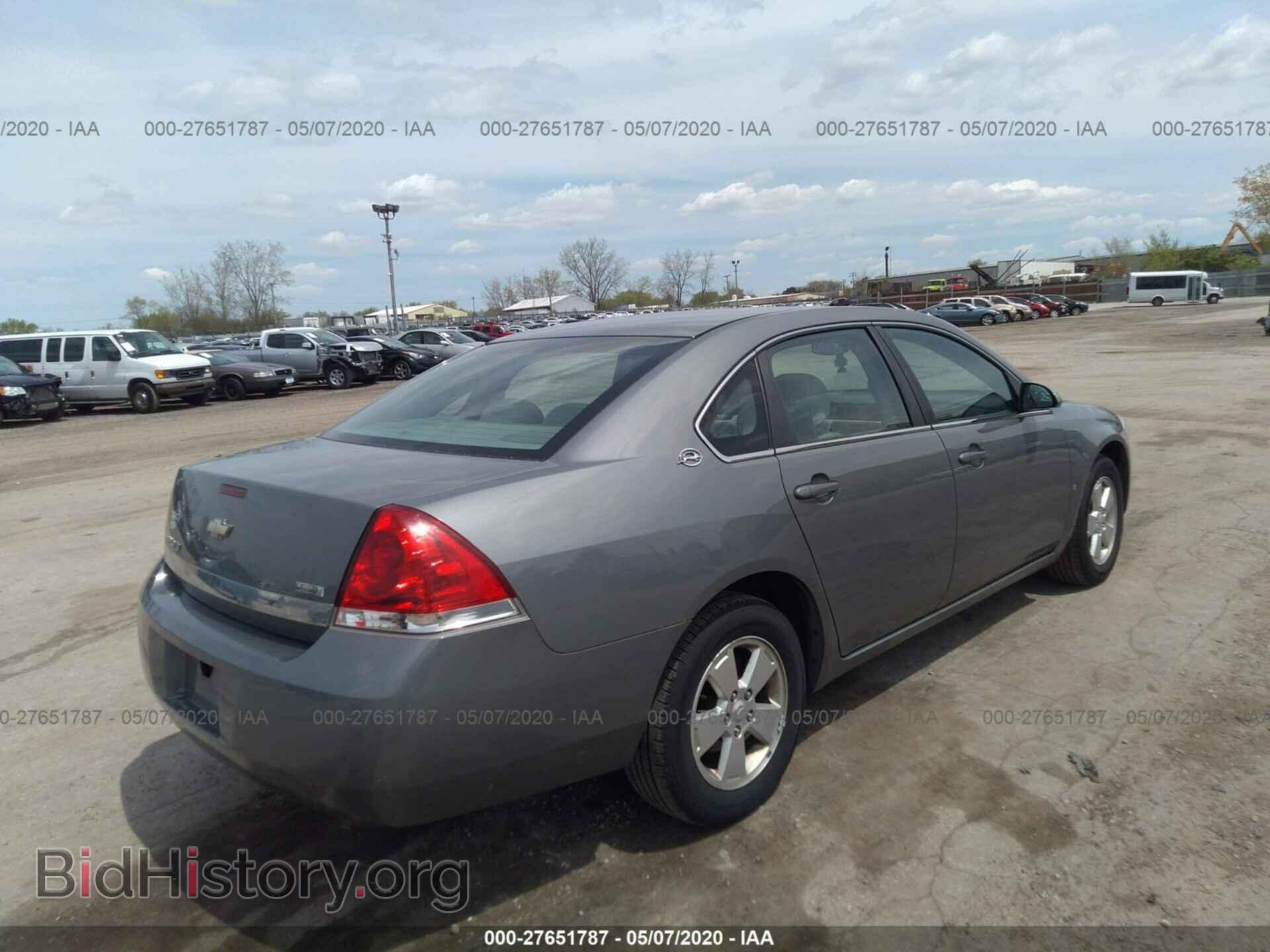 2008 CHEVROLET IMPALA - VIN: 2G1WT55K381257090 - Фото 4