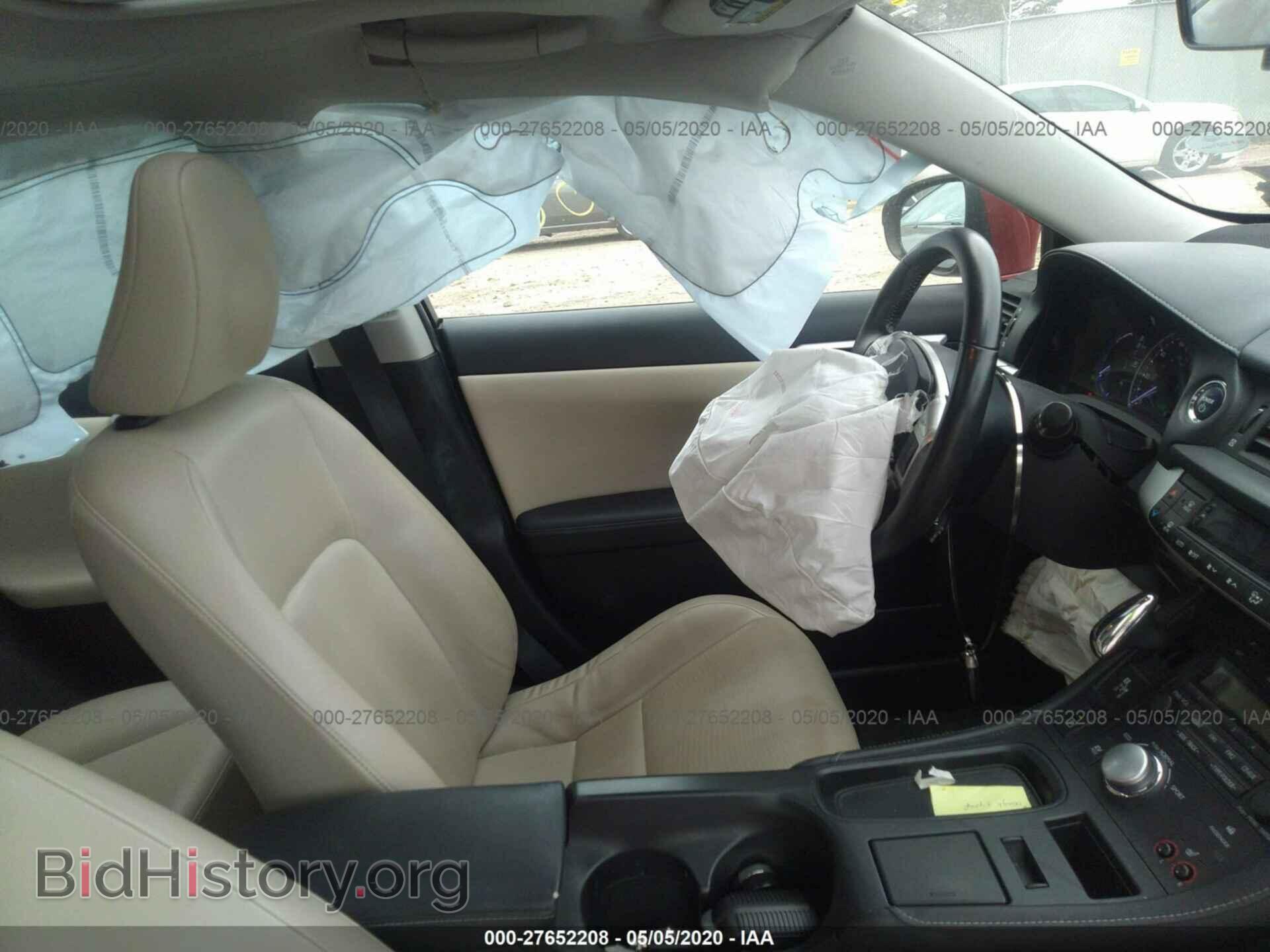 2012 LEXUS CT - VIN: JTHKD5BH1C2118224 - Фото 5