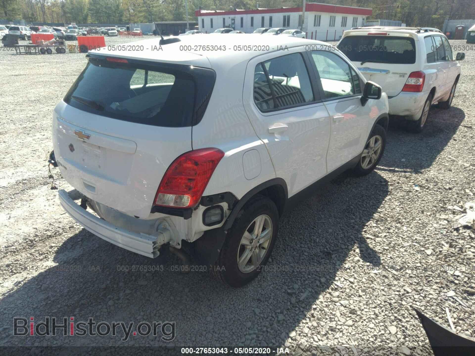 2017 CHEVROLET TRAX - VIN: 3GNCJNSB7HL229853 - Фото 4