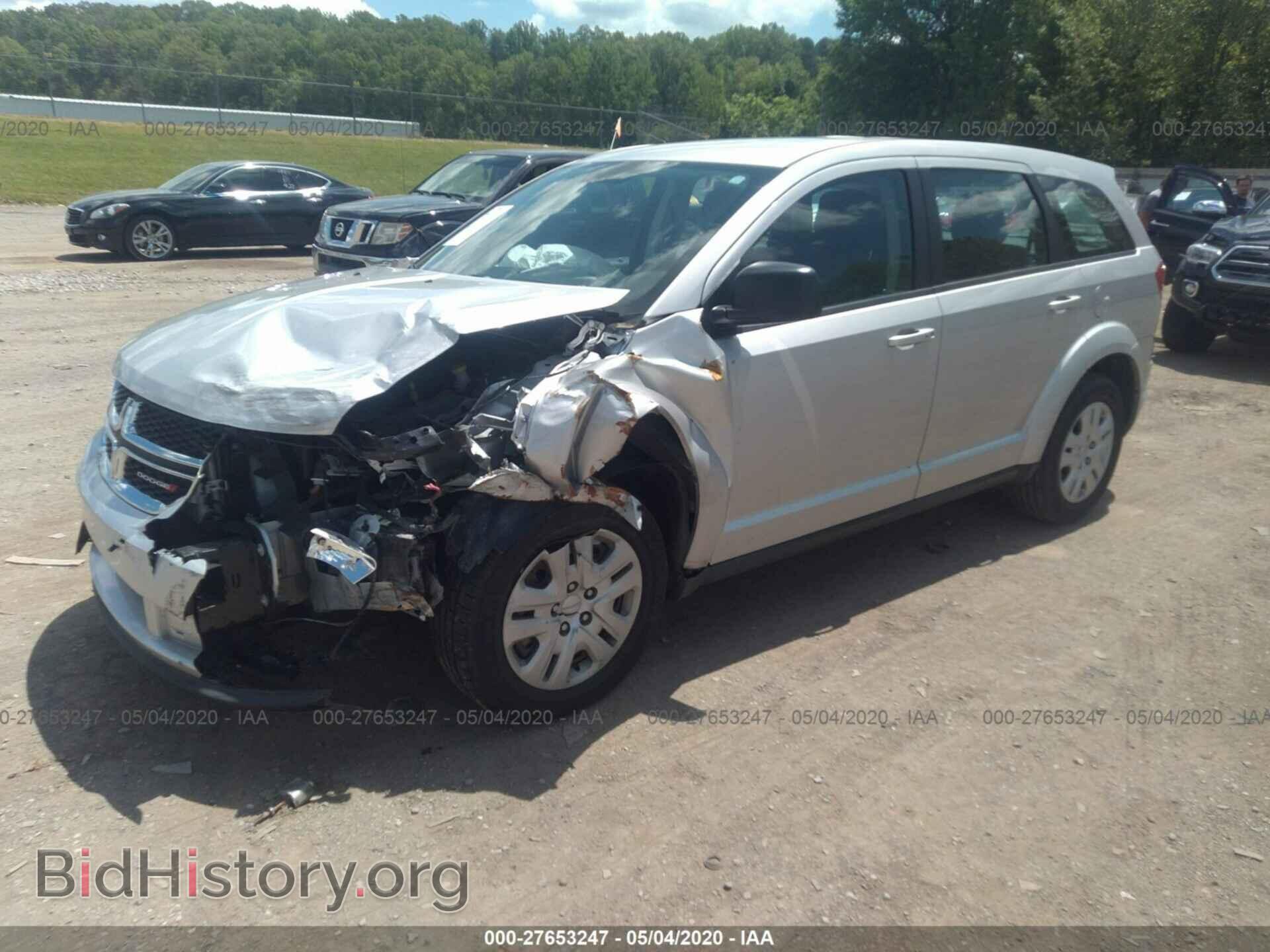 2013 DODGE JOURNEY - VIN: 3C4PDCAB9DT734780 - Фото 2