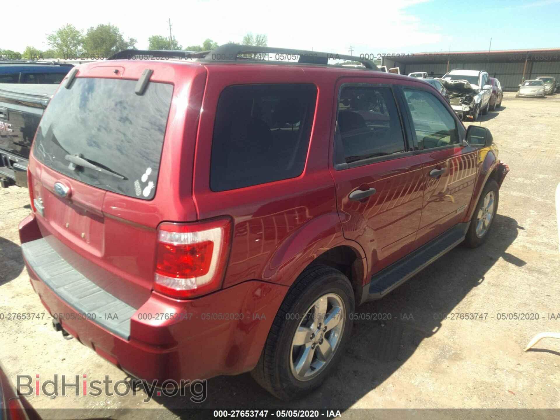 2008 FORD ESCAPE - VIN: 1FMCU03148KD15613 - Photo 4