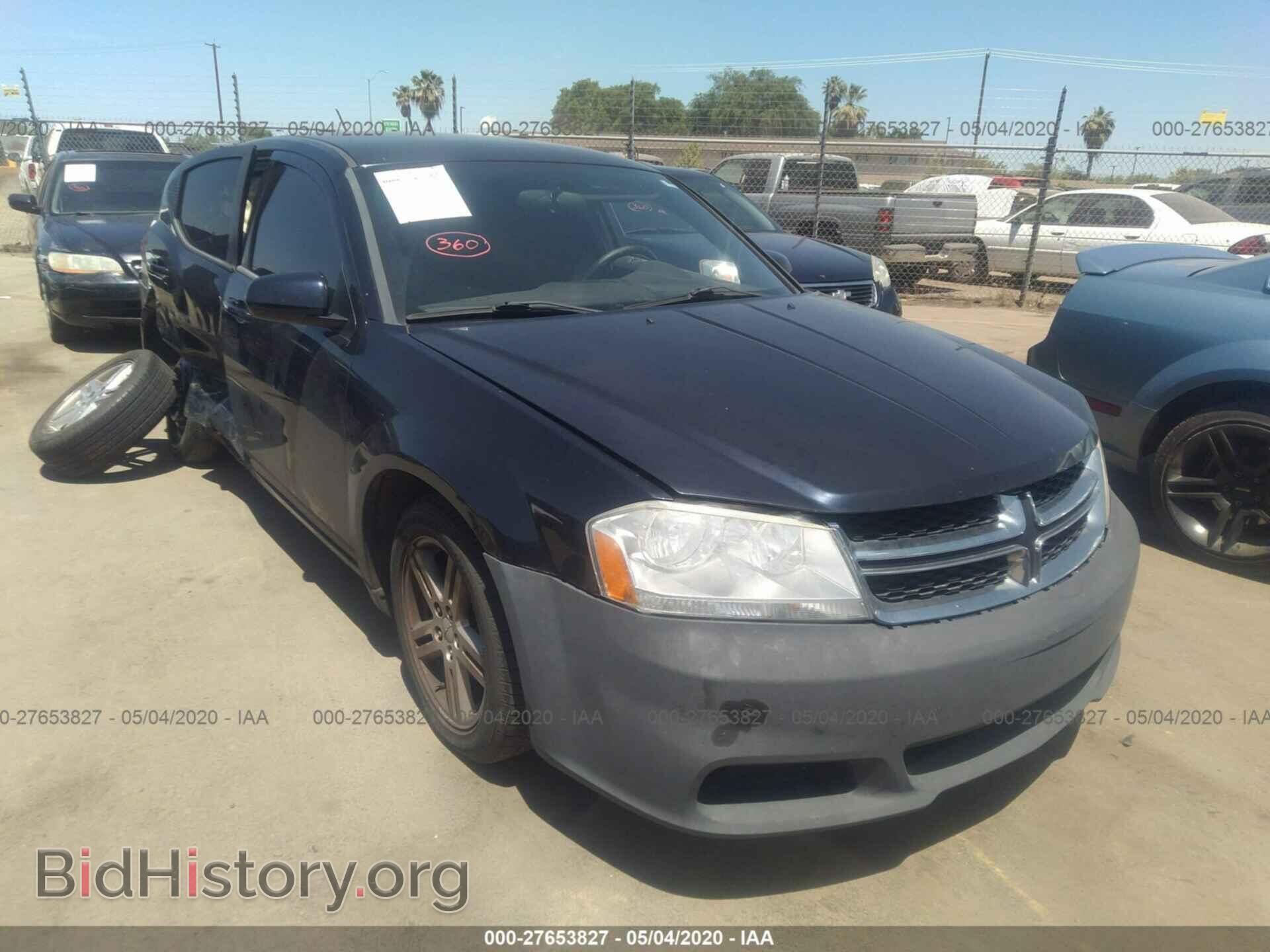 Photo 1C3CDZCB7CN161816 - DODGE AVENGER 2012