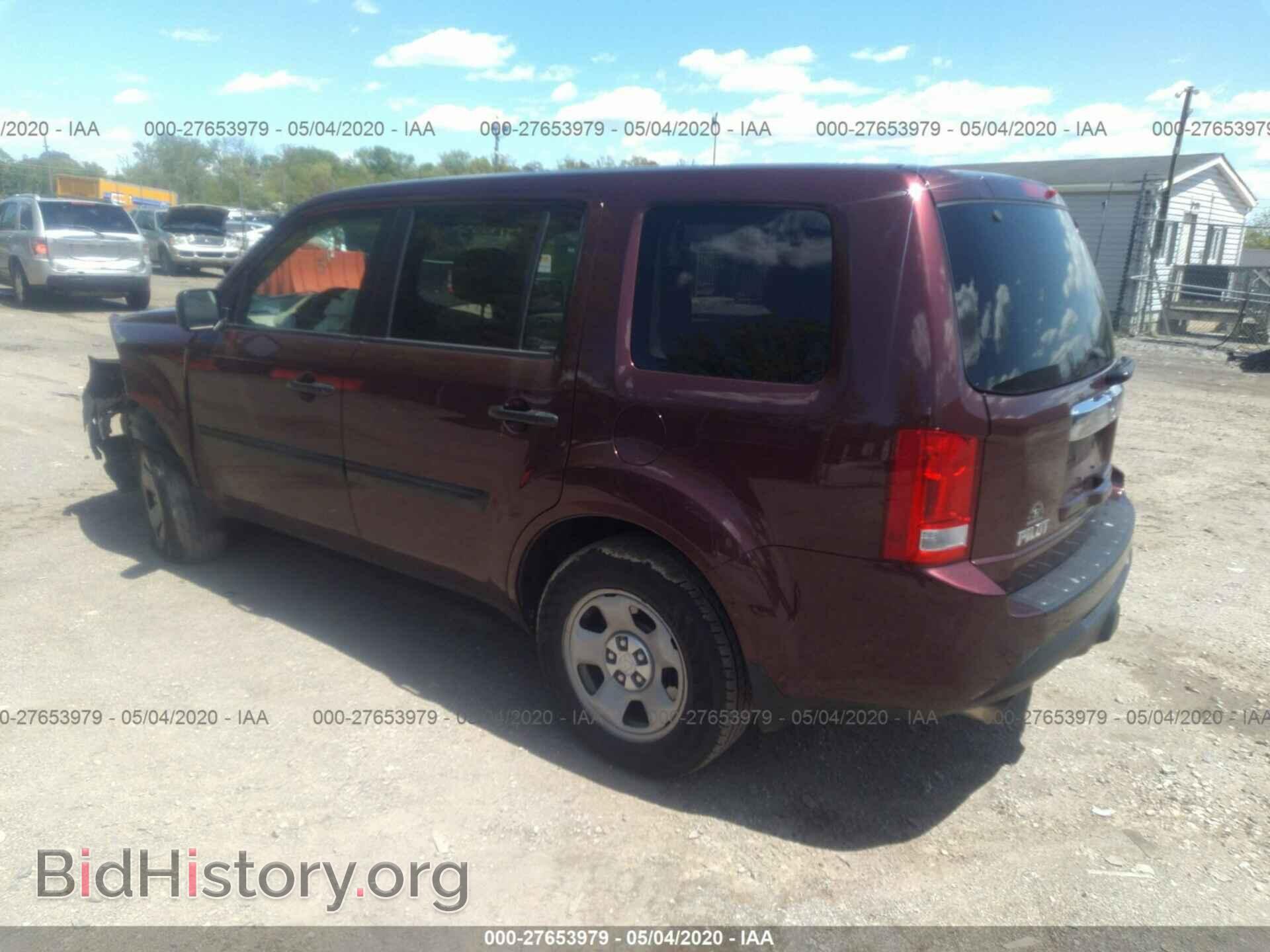2013 HONDA PILOT - VIN: 5FNYF4H20DB074976 - Photo 3