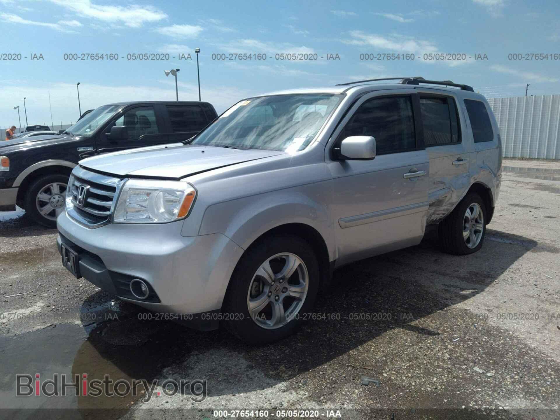 2013 HONDA PILOT - VIN: 5FNYF3H54DB034050 - Фото 2