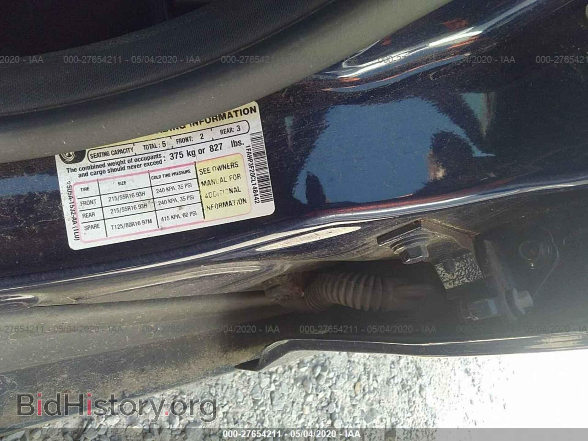2012 FORD FOCUS - VIN: 1FAHP3F20CL148442 - Photo 9