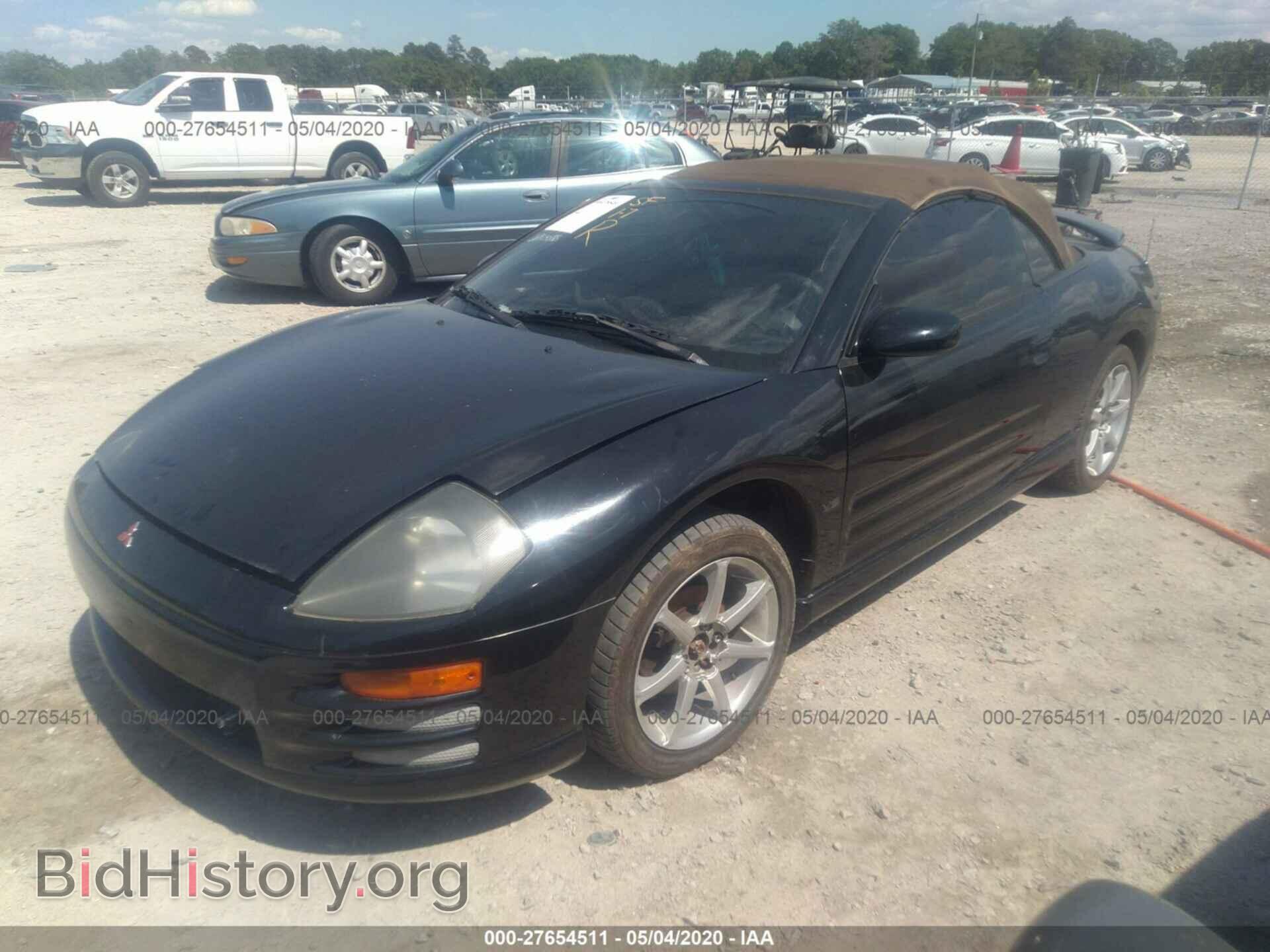 2001 MITSUBISHI ECLIPSE - VIN: 4A3AE55H51E004046 - Фото 2