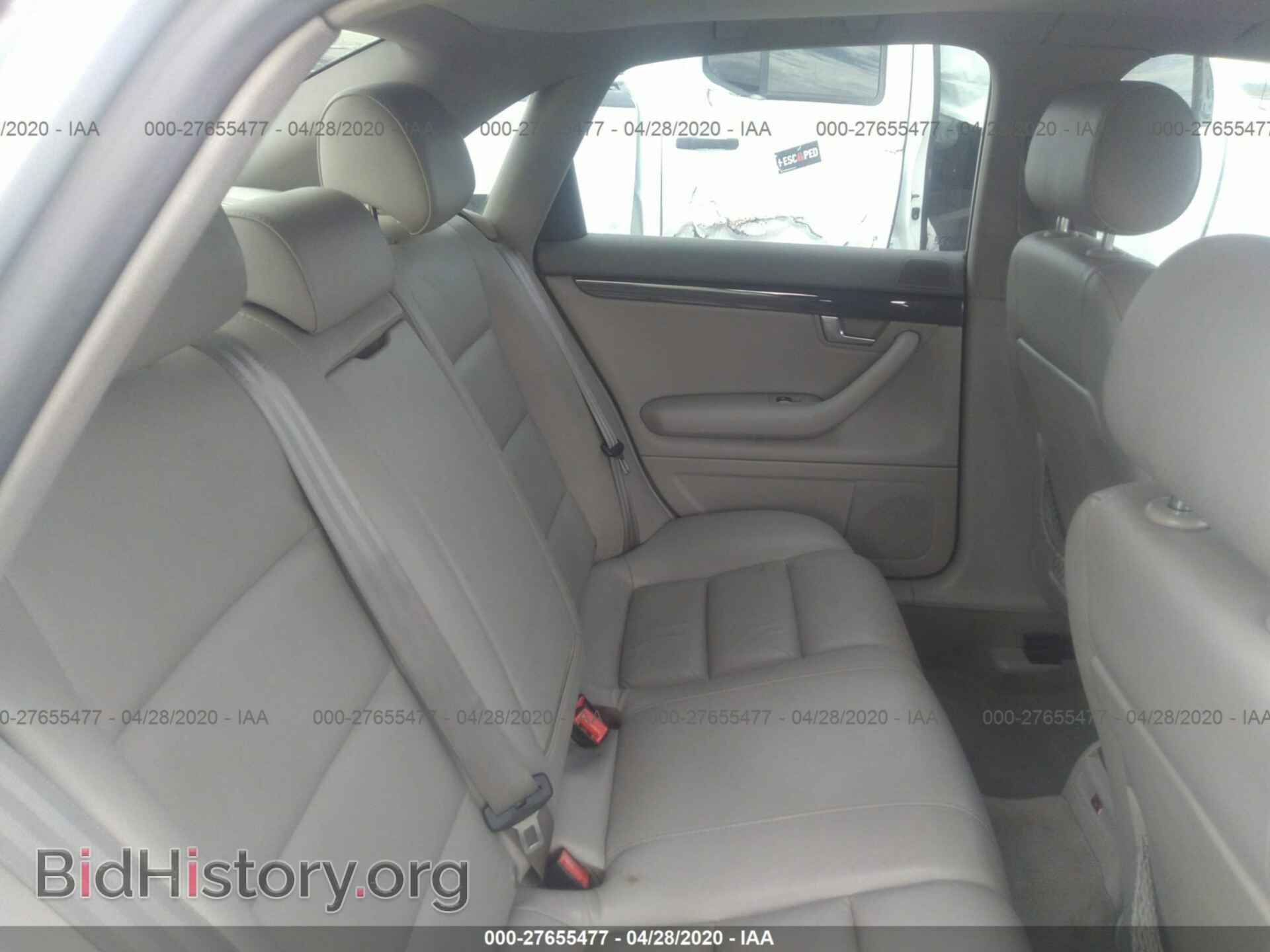2005 AUDI A4 - VIN: WAULC68E85A080752 - Фото 8