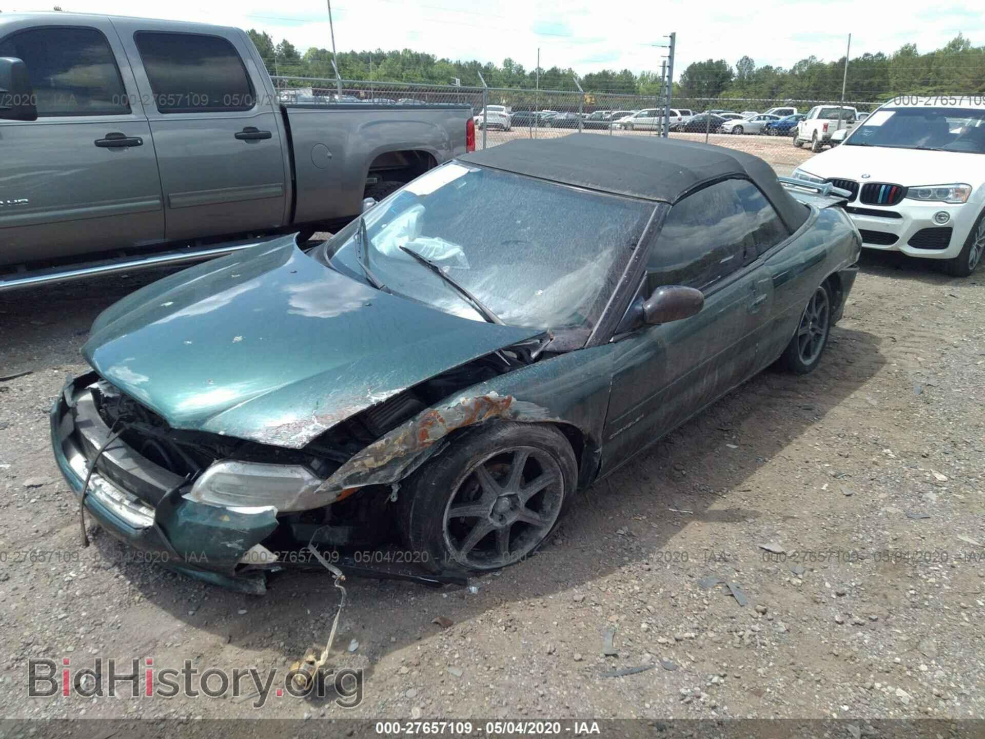 1996 CHRYSLER SEBRING - VIN: 3C3EL55H3TT324435 - Фото 2