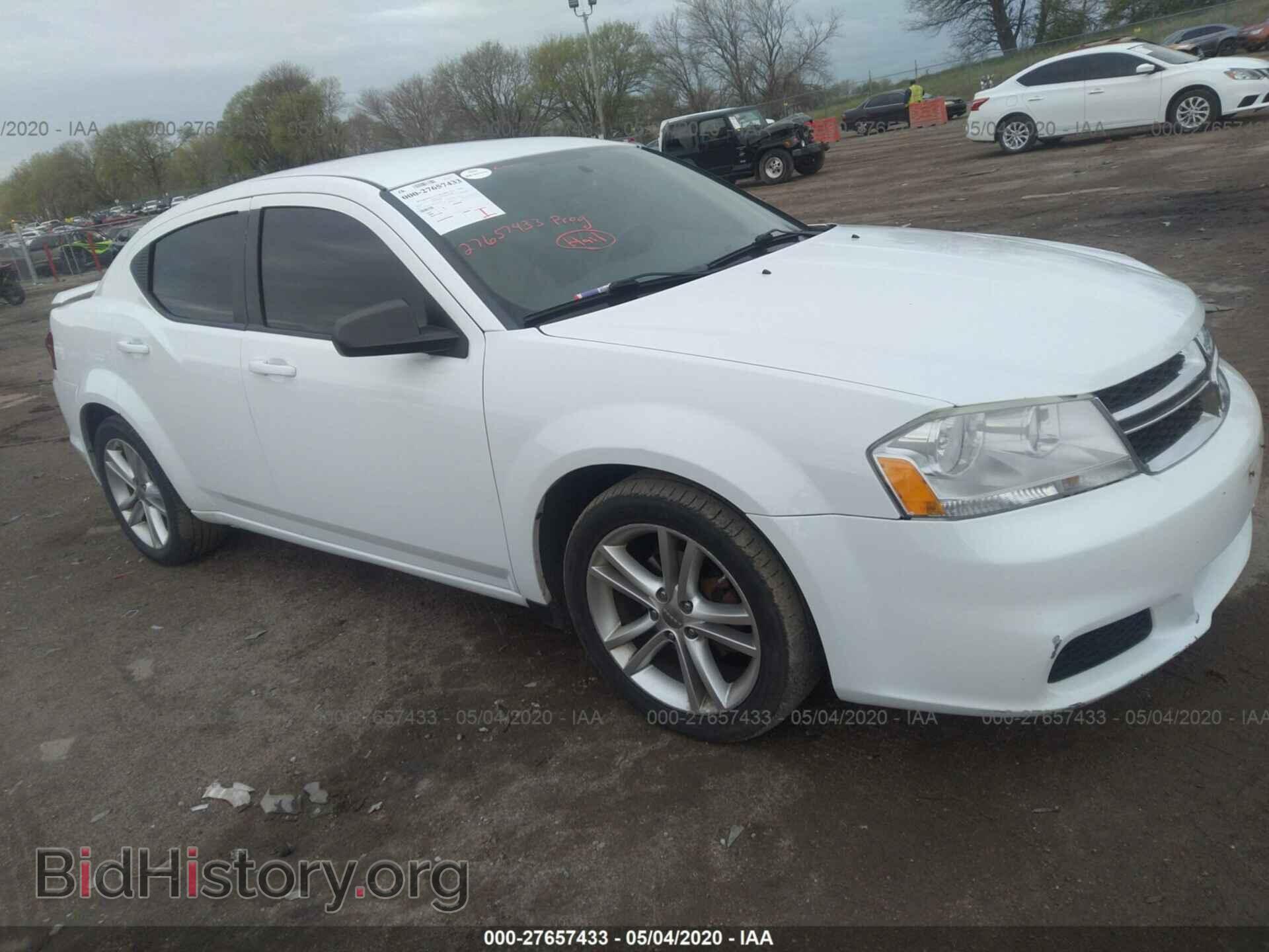 Photo 1C3CDZAG6CN254728 - DODGE AVENGER 2012