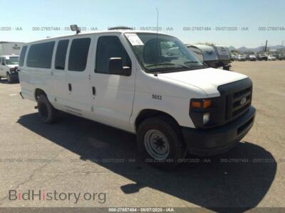 2010 Ford ECONOLINE E350 Super Duty Wagon, white — VIN 1FBSS3BLXADA73922, IAAI