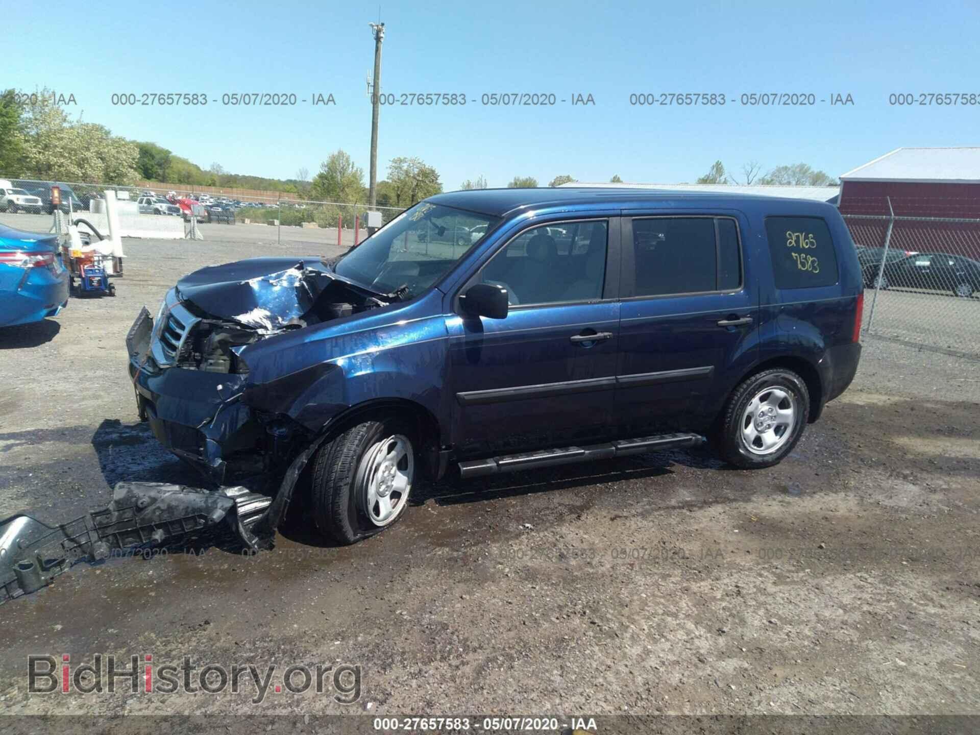 2014 HONDA PILOT - VIN: 5FNYF3H24EB007034 - Фото 2