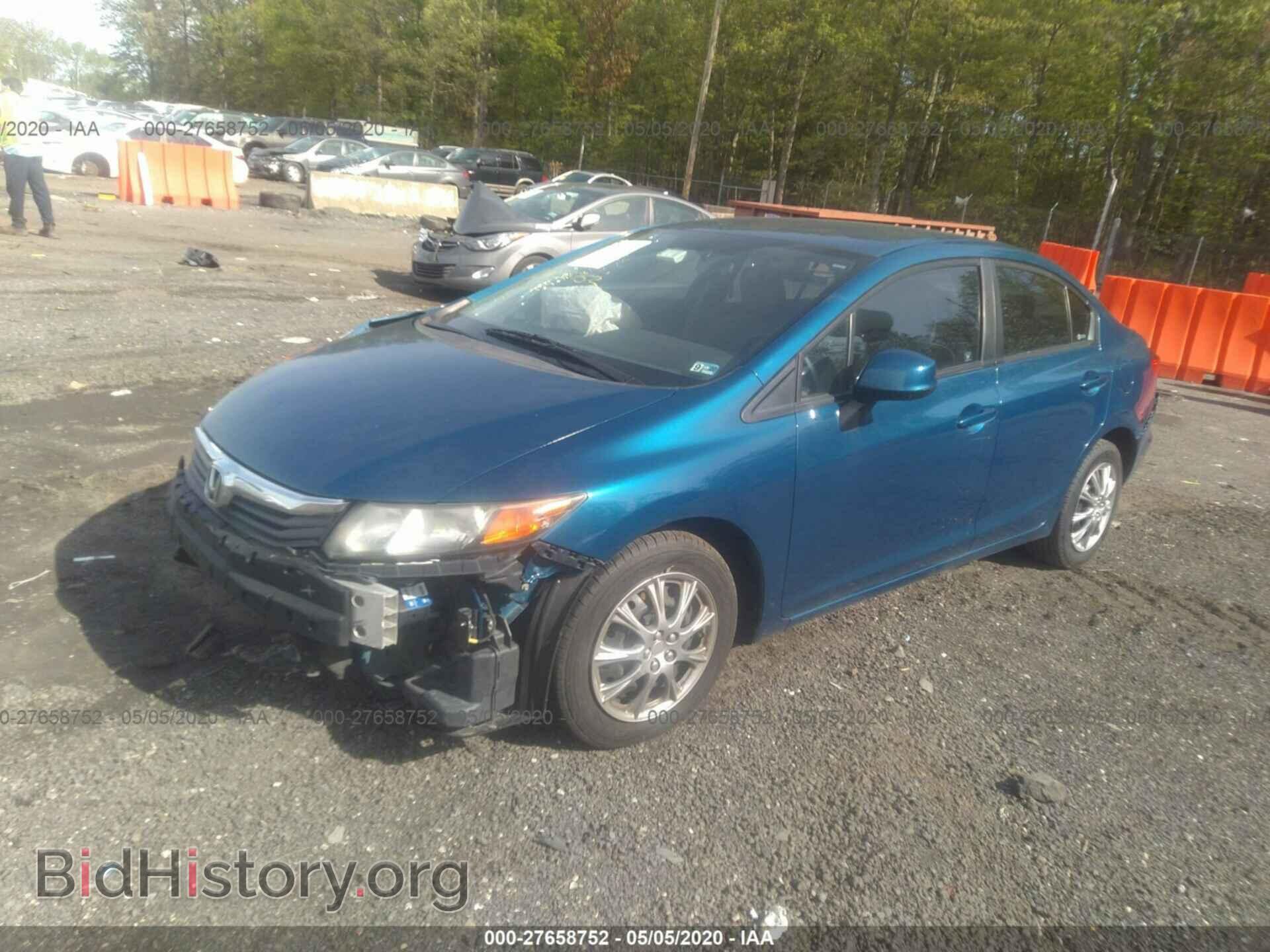 2012 HONDA CIVIC - VIN: 2HGFB2F51CH534502 - Фото 2