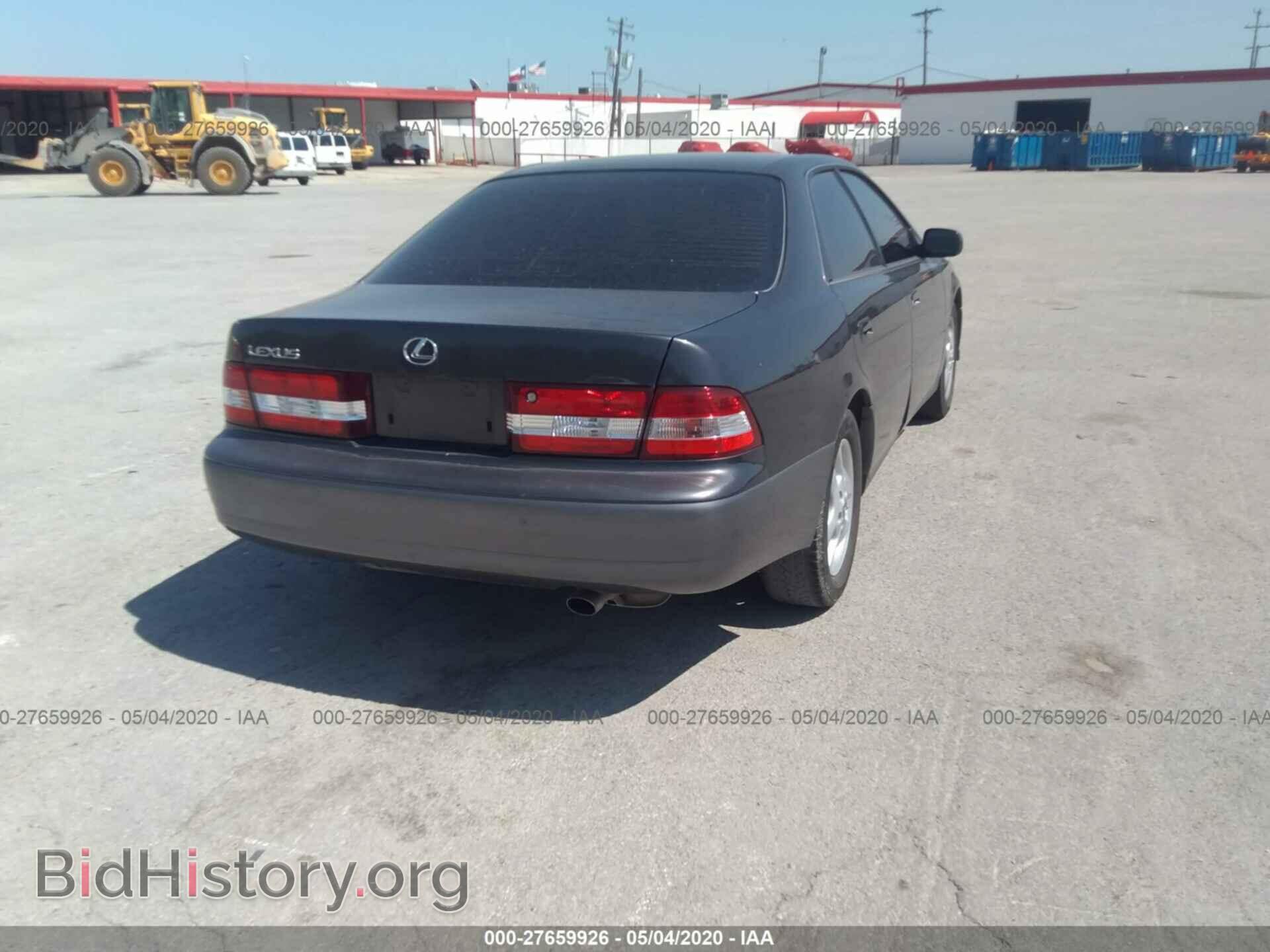 2000 LEXUS ES - VIN: JT8BF28G3Y0279152 - Фото 4