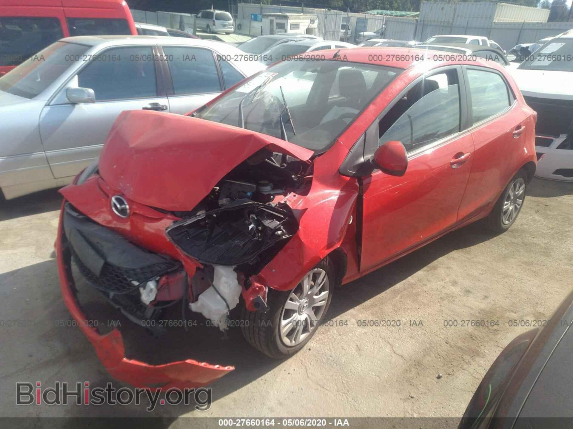 2011 MAZDA MAZDA2 - VIN: JM1DE1HZ0B0123327 - Фото 2