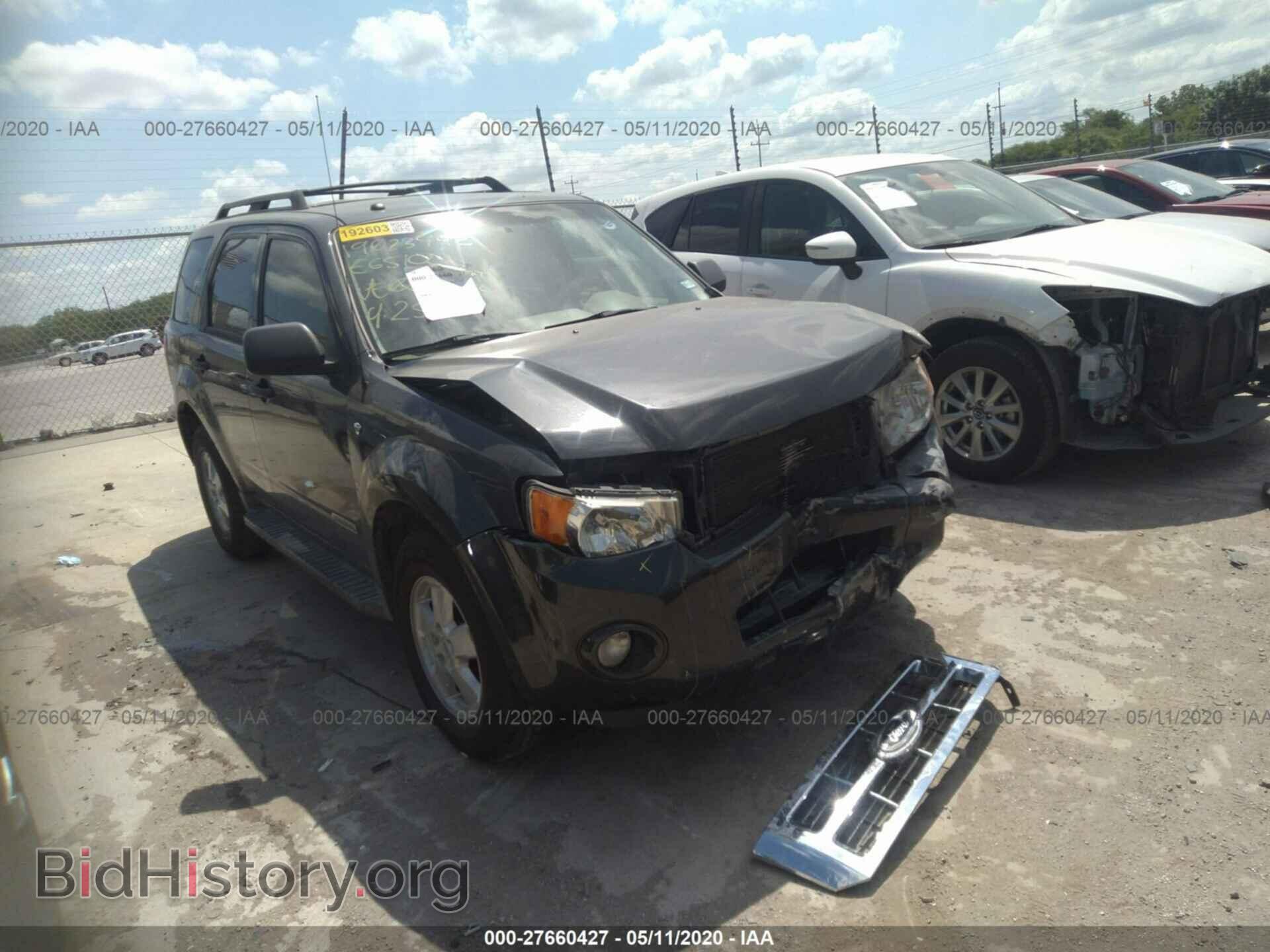 Photo 1FMCU03118KE65100 - FORD ESCAPE 2008