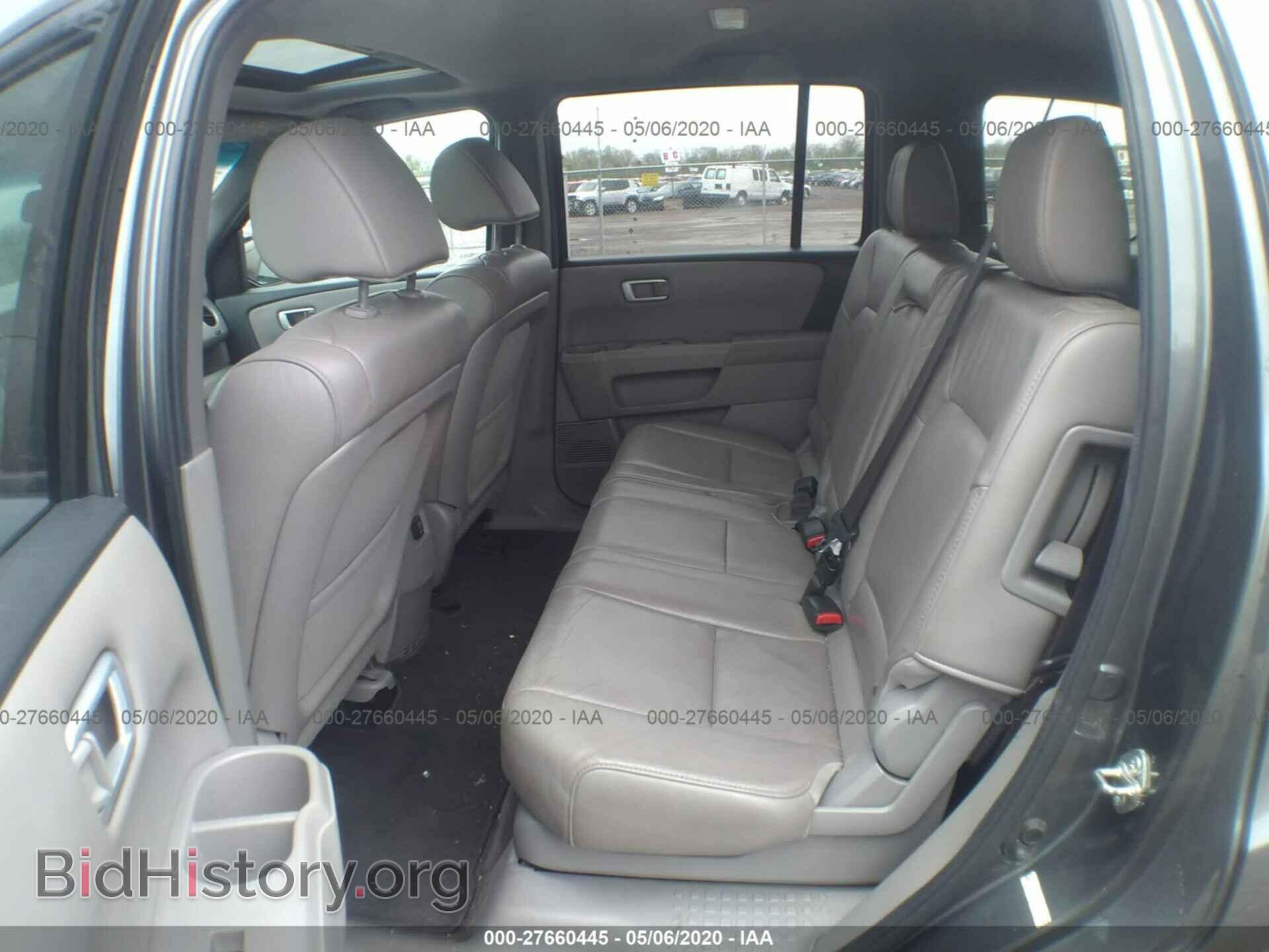 2012 HONDA PILOT - VIN: 5FNYF4H56CB078281 - Photo 8
