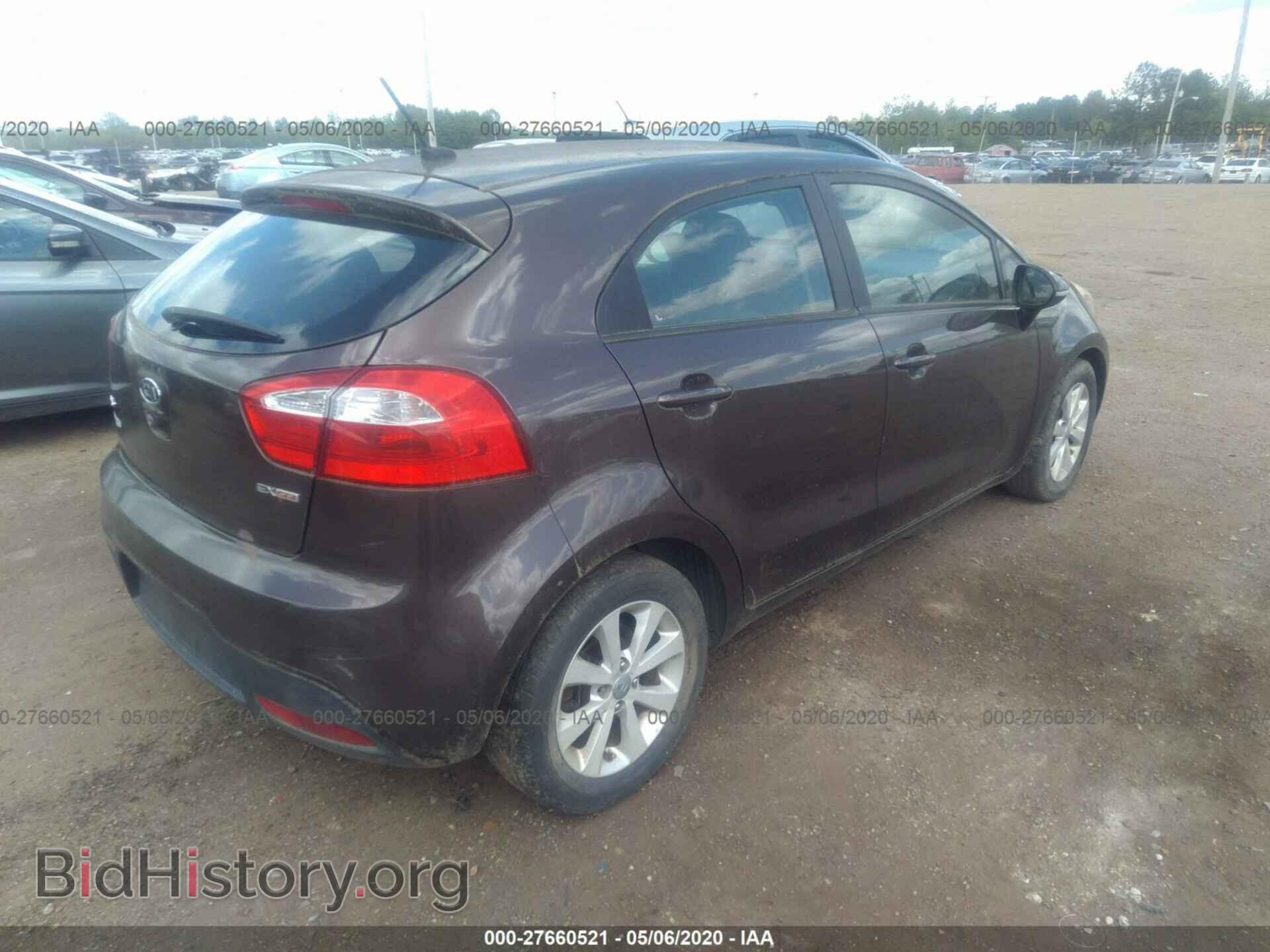 2012 KIA RIO - VIN: KNADN5A39C6040343 - Фото 4