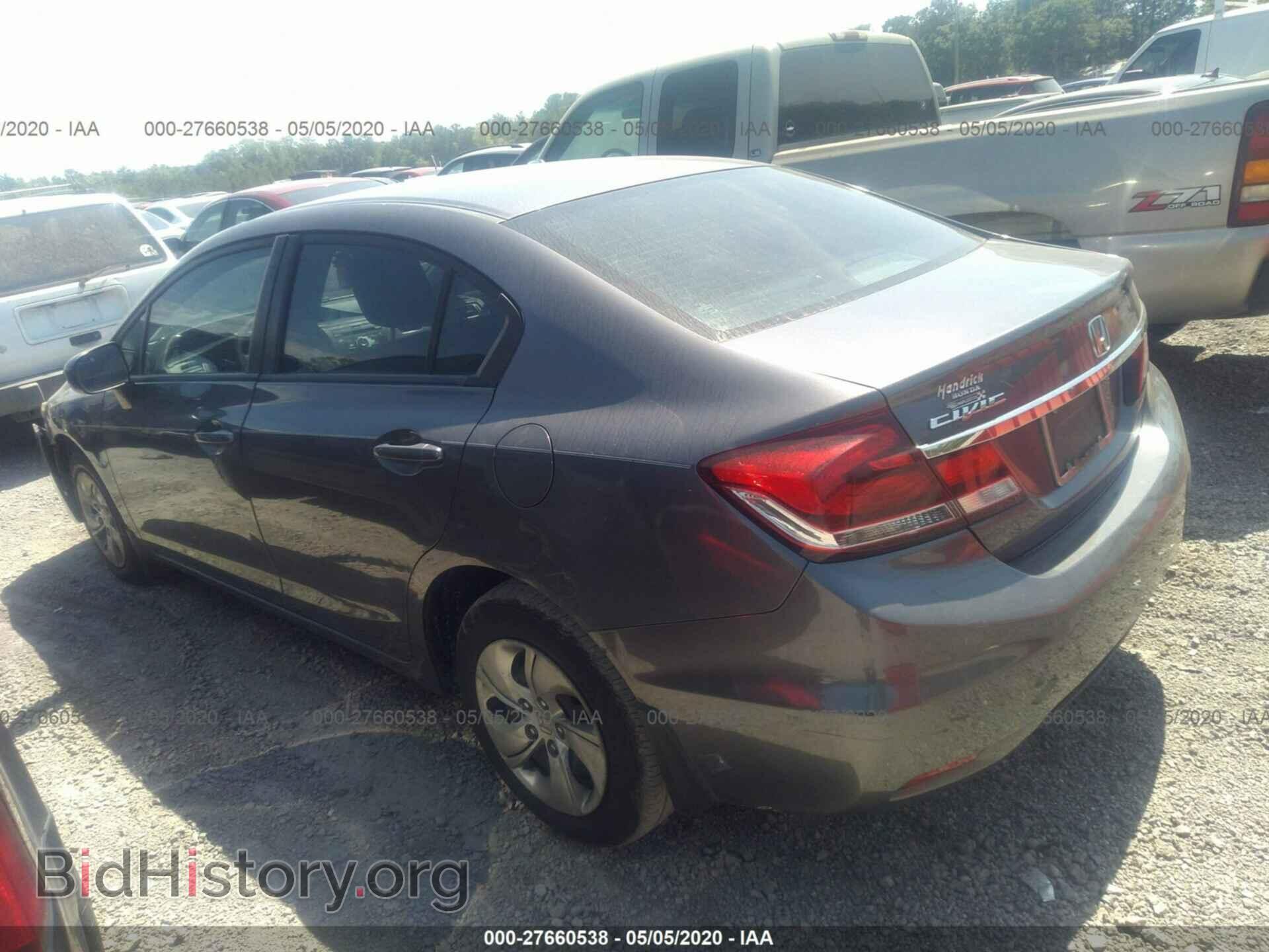 2014 HONDA CIVIC - VIN: 2HGFB2F54EH504512 - Фото 3
