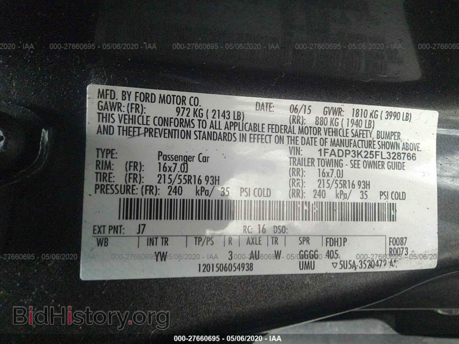 2015 FORD FOCUS - VIN: 1FADP3K25FL328766 - Photo 9